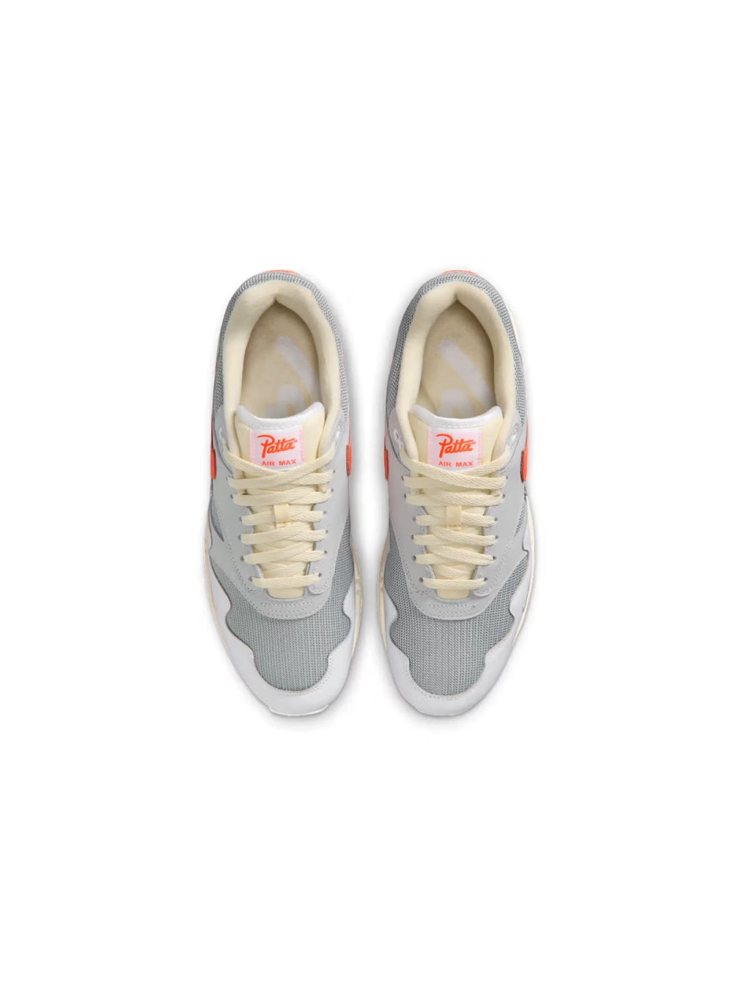 Nike x Patta Air Max 1 White Hyper Crimson 착용 스타일 - 4