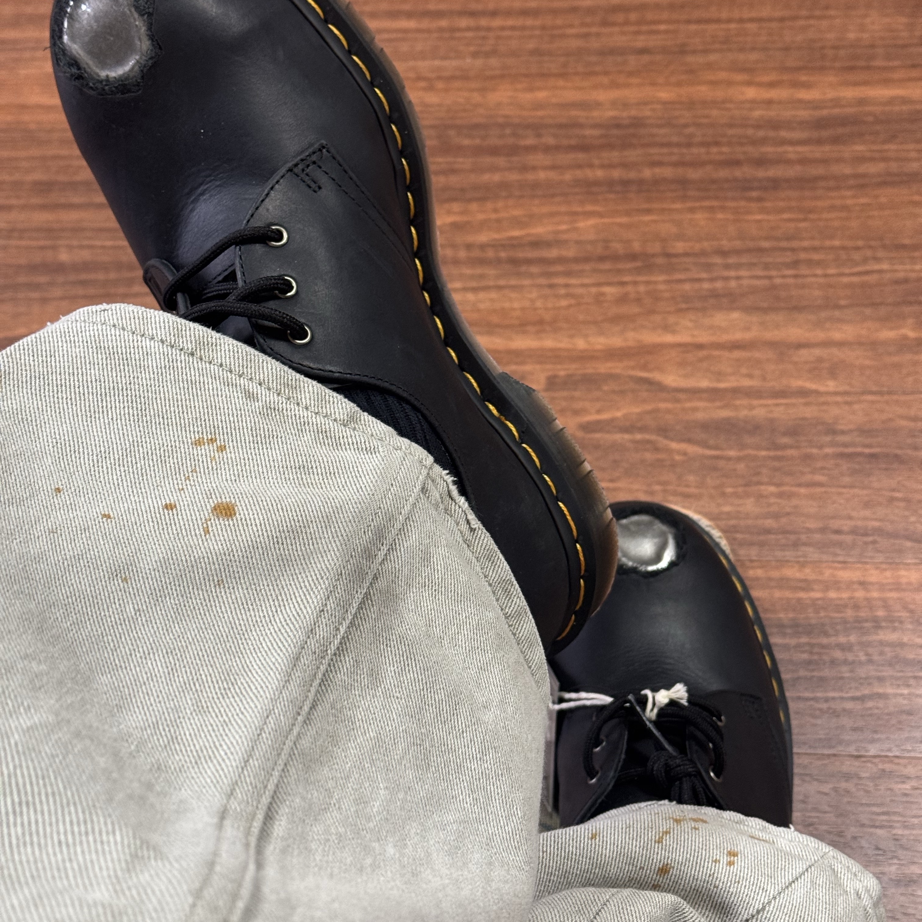 Dr. Martens 1461 MT Black 착용 스타일 - 1