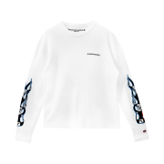 Chrome Hearts Matty Boy Sinister Waffle Thermal Long Sleeve T-shirt White