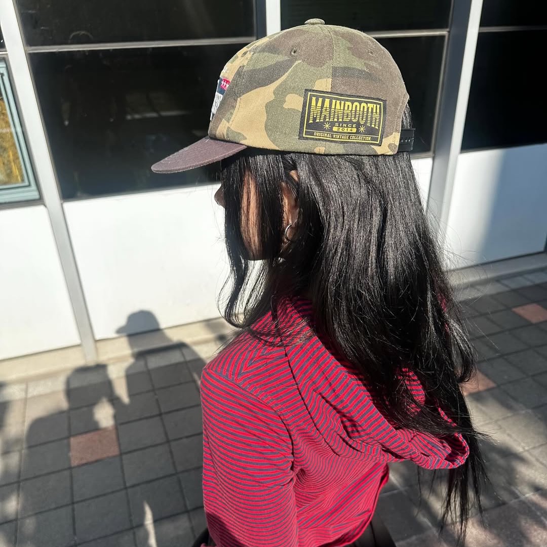 MAINBOOTH Cinefingers Ball Cap CAMO 착용 스타일 - 3