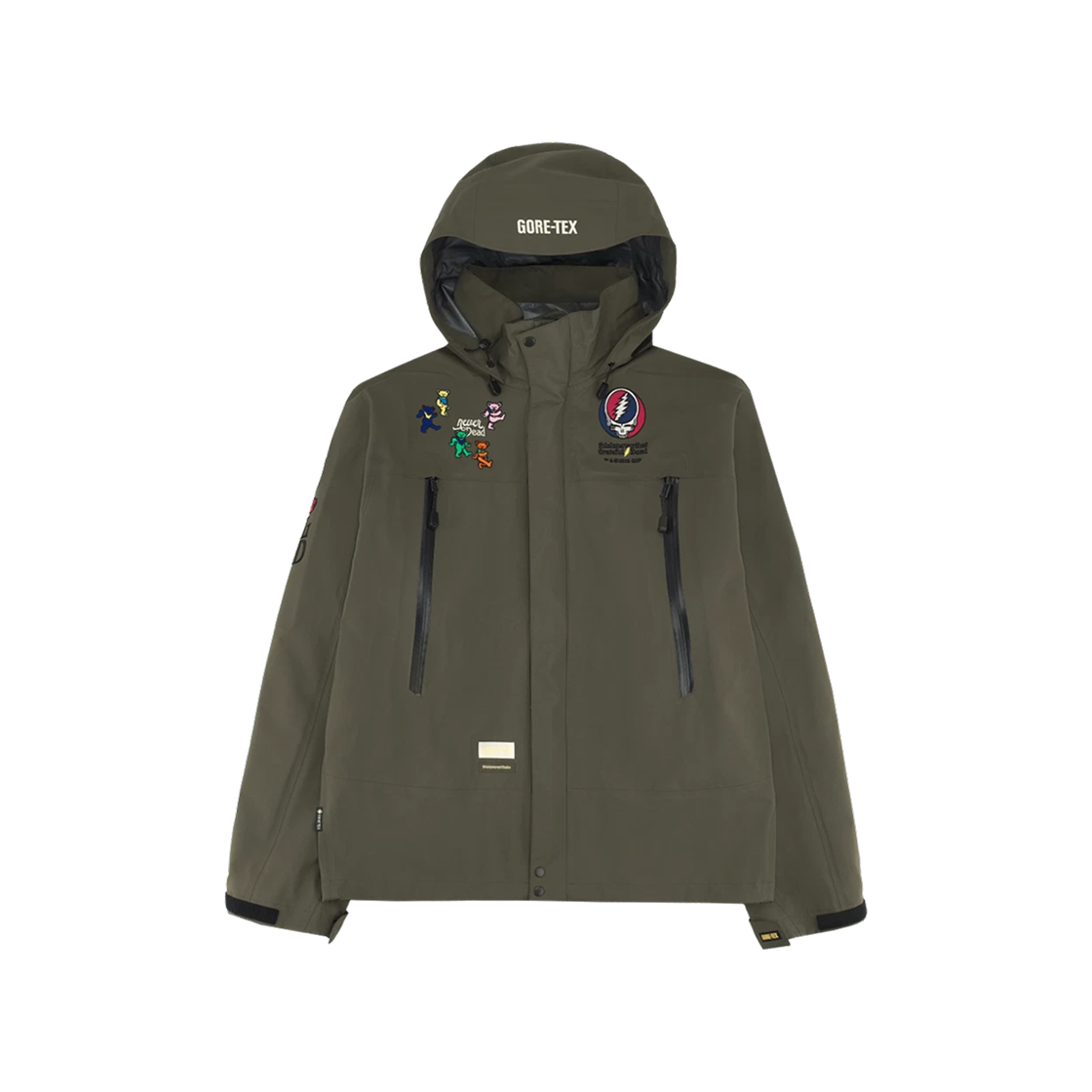 디스이즈네버댓 x GD 고어텍스 윈드스토퍼 3L 아이코노그래피 자켓 머드