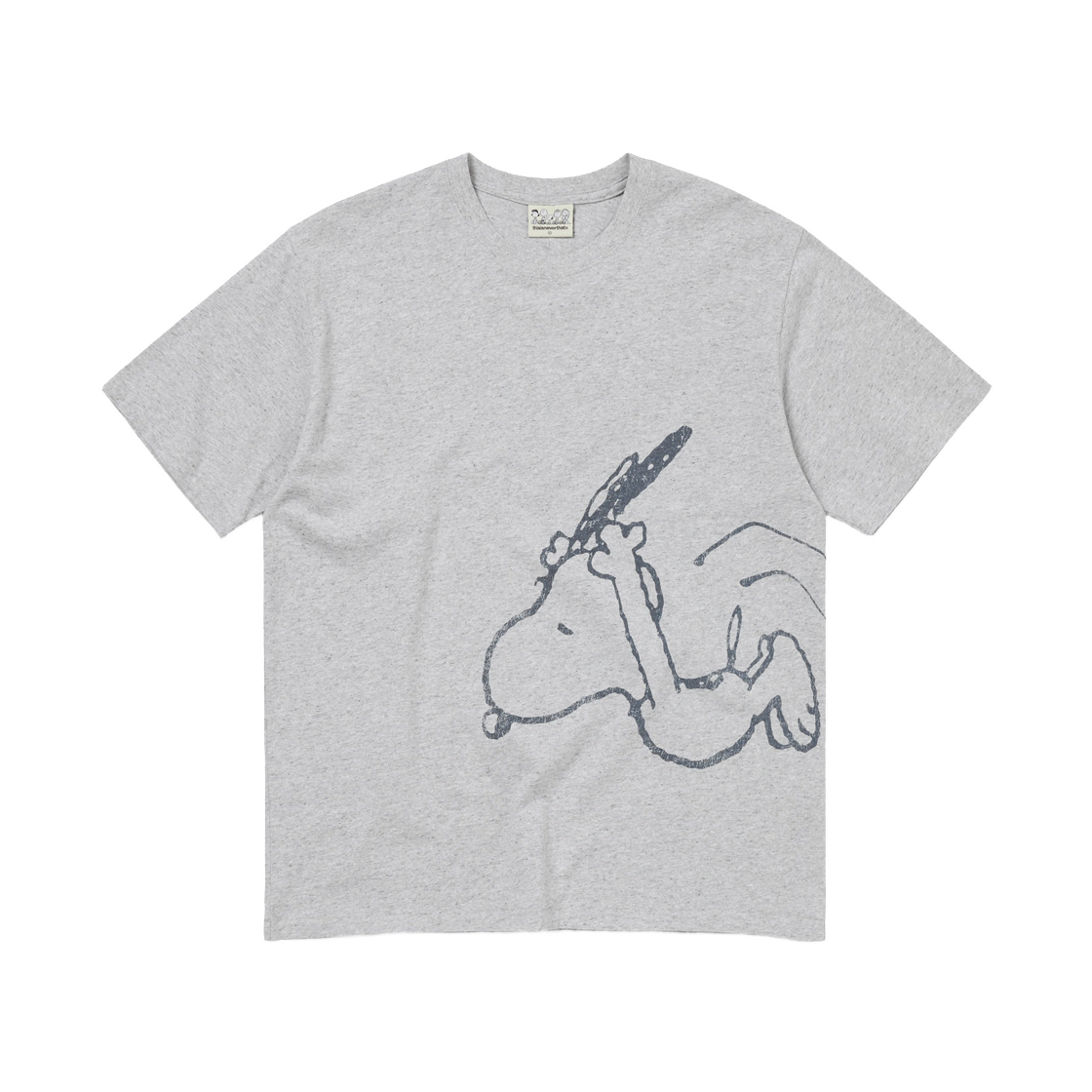 디스이즈네버댓 x 피너츠 점핑 티셔츠 헤더 그레이(Thisisneverthat x Peanuts Jumping T-Shirt Heather Grey) - 1
