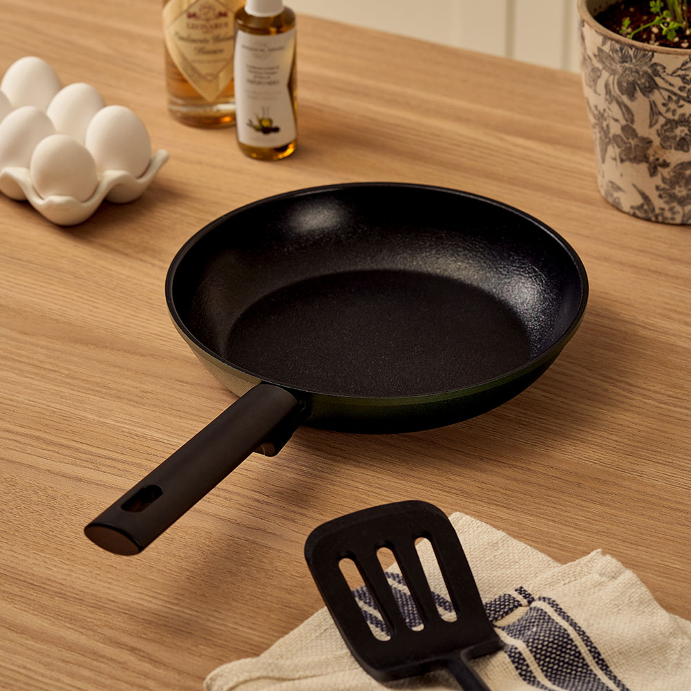 바겐슈타이거 국내생산 톤앤톤 티타늄코팅 웍팬 28cm 베이지(WAGENSTEIGER Tone & Tone Titanium Coated Wok Pan 28cm (Beige)) - 4