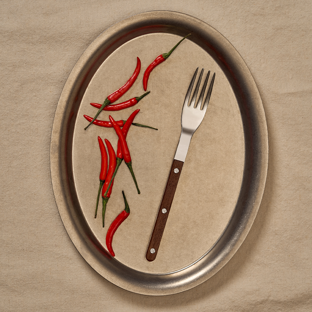 바겐슈타이거 스텐 304 셀레스트 벨루어 커트러리 포크 우드(WAGENSTEIGER Stainless Steel 304 Celeste Velour Fork (Wood)) - 2