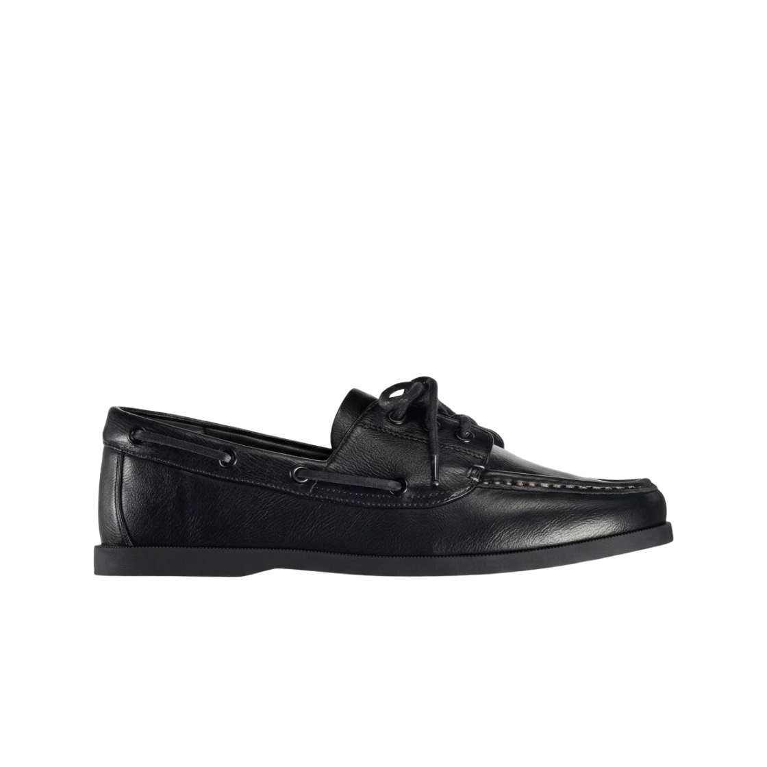 484166-09 Uniqlo C Deck Shoes Black