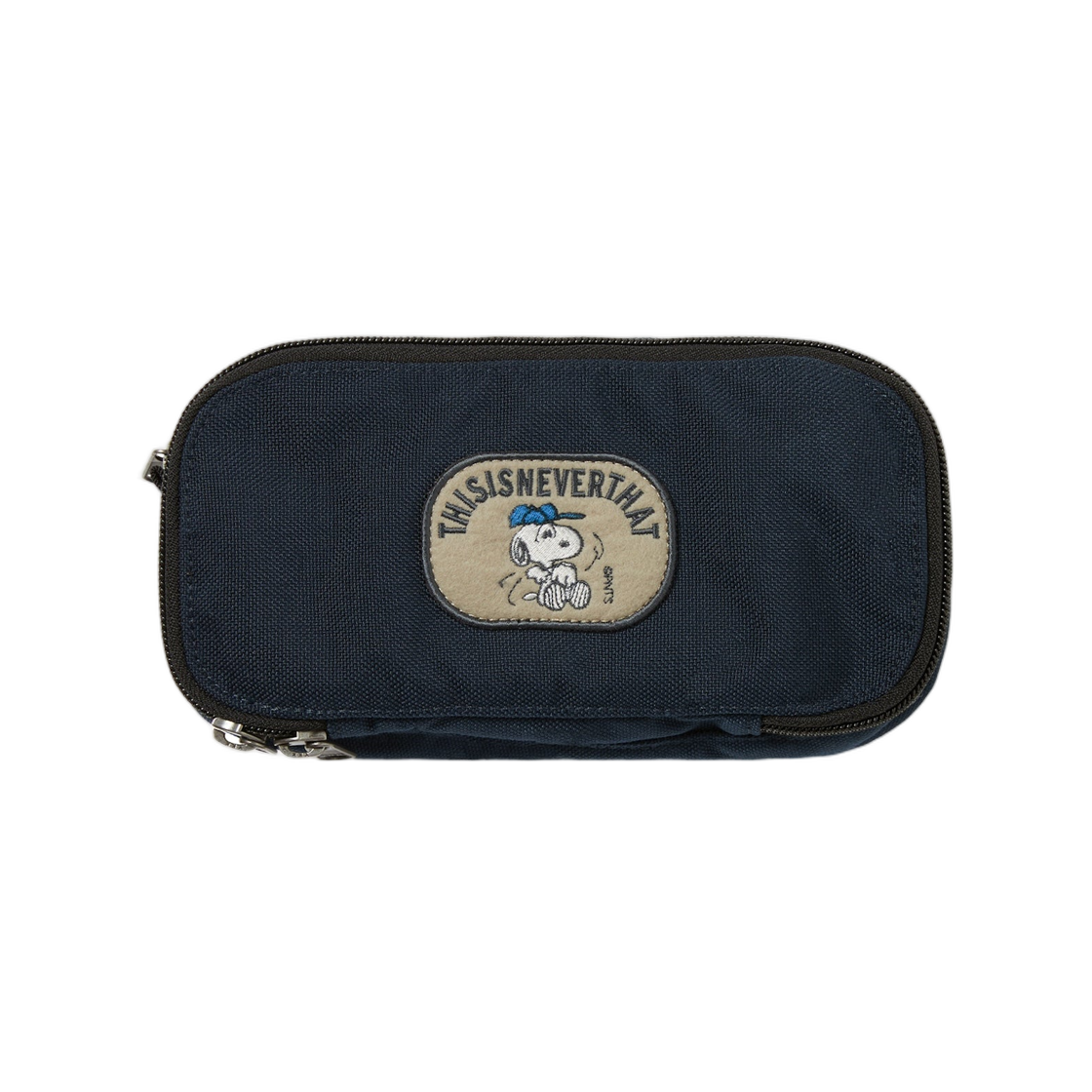 디스이즈네버댓 x 피너츠 멀티 집 파우치 네이비(thisisneverthat x Peanuts Multi Zip Pouch Navy)