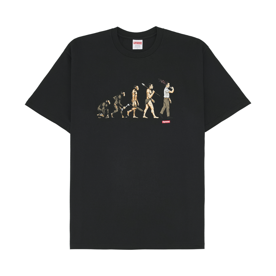 슈프림 에볼루션 티셔츠 블랙 - 26SS(Supreme Evolution T-Shirt Black - 26SS)