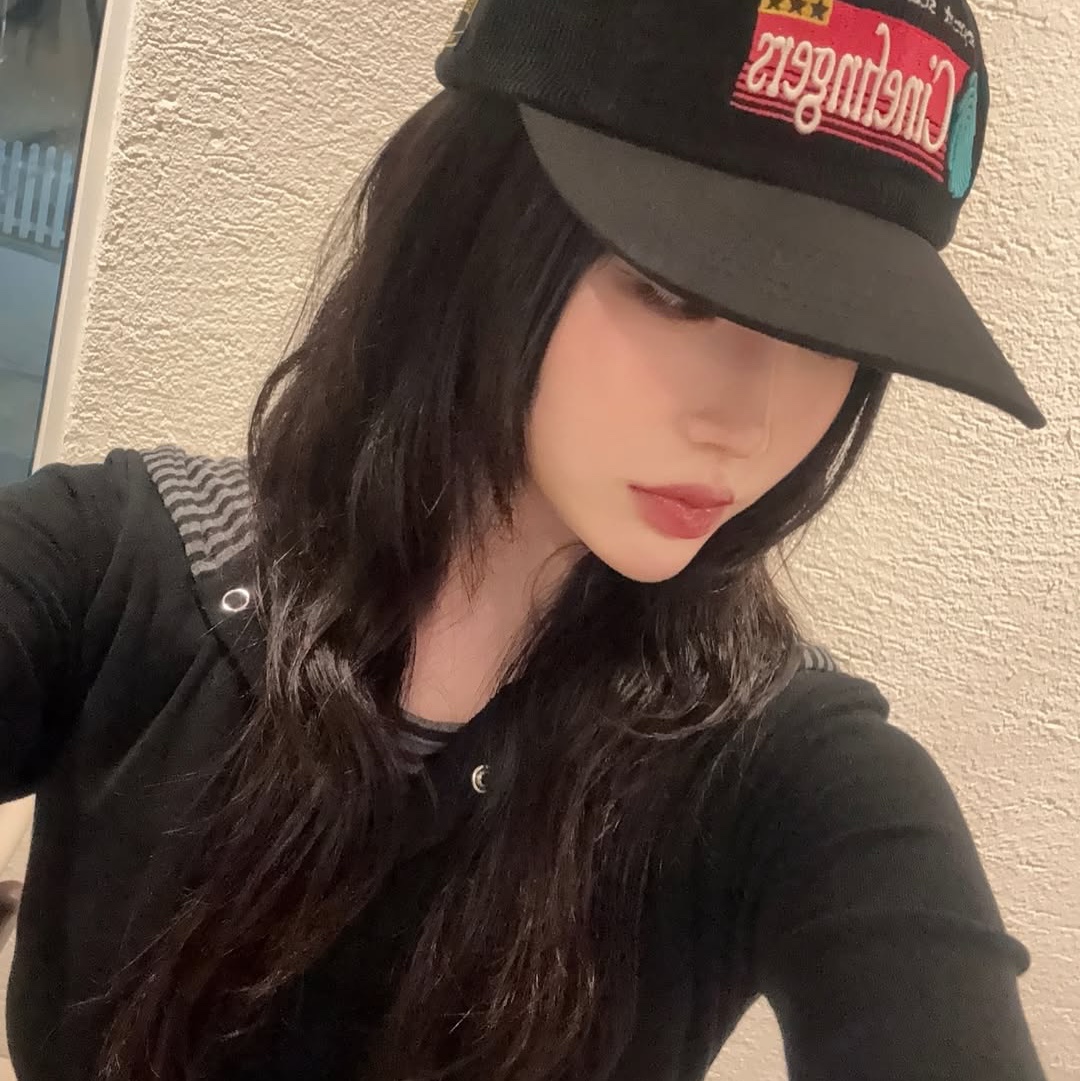 MAINBOOTH Cinefingers Ball Cap BLACK 착용 스타일 - 4
