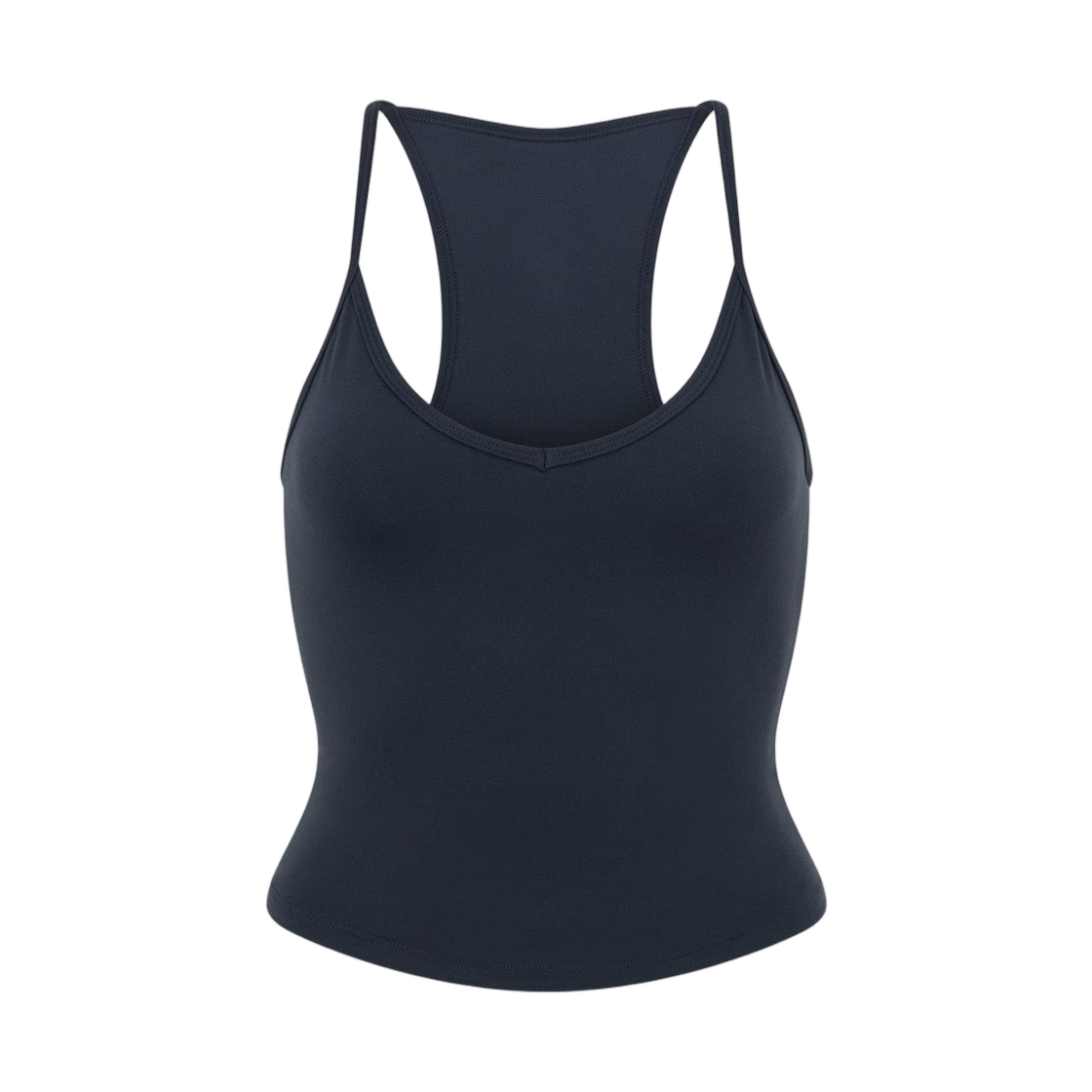(W) 크롭 샵 부티크 폼 레저 탱크 딥 네이비((W) Crop Shop Boutique Form Leisure Tank Deep Navy) - 1