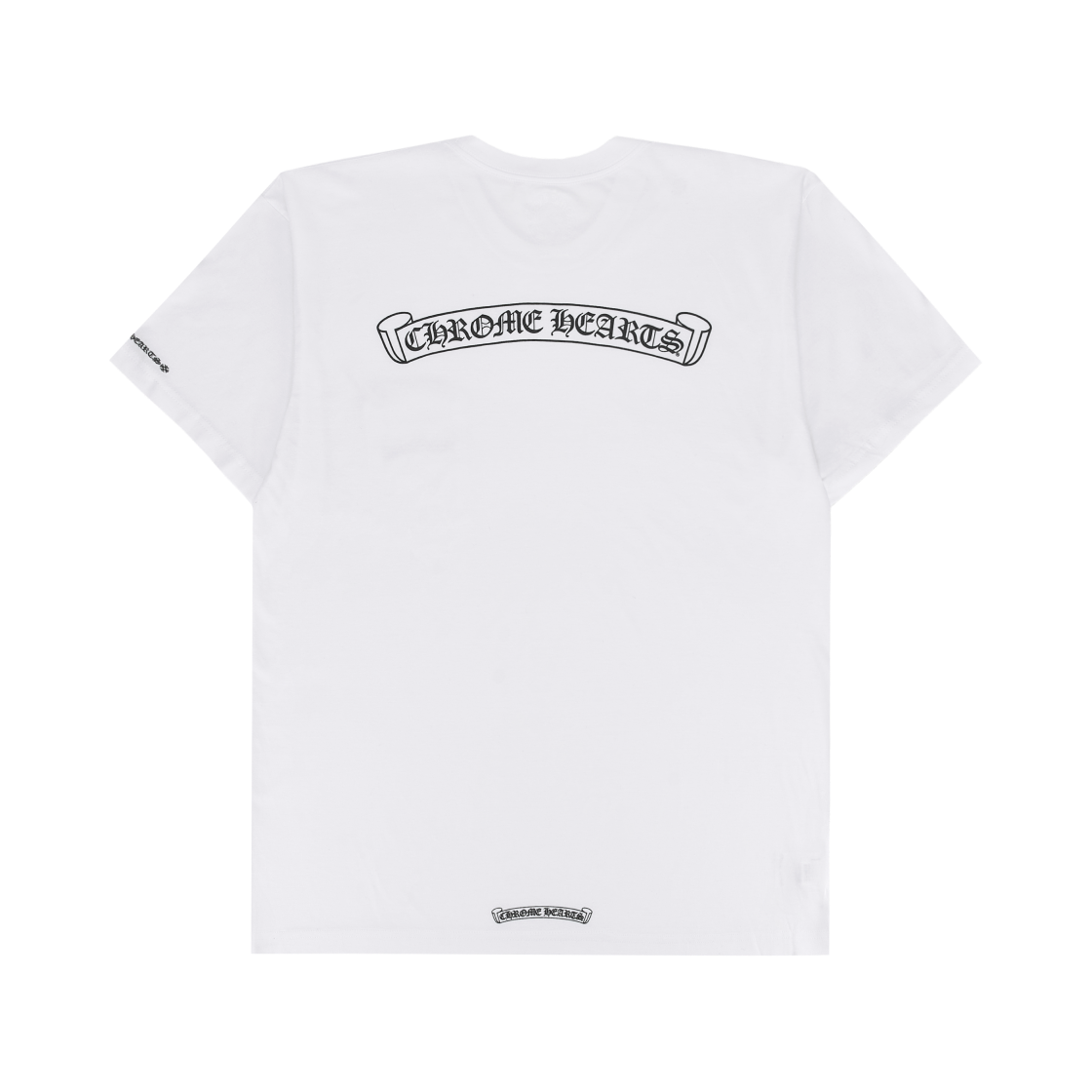 크롬하츠 스크롤 로고 티셔츠 화이트(Chrome Hearts Scroll Logo T-Shirt White)