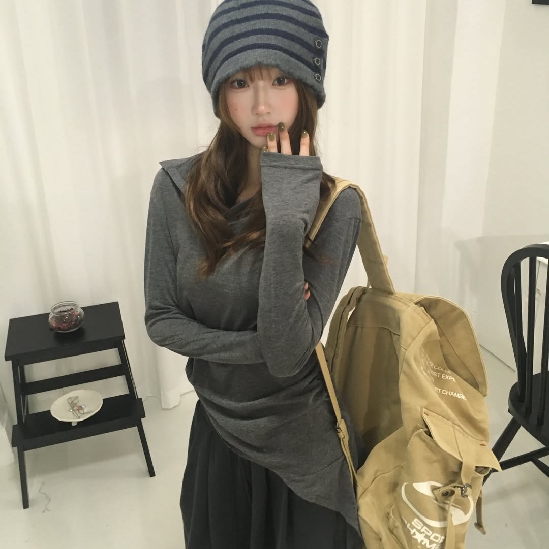 SPORT CHAMBER SC Sporty Rucksack BEIGE 착용 스타일 - 2