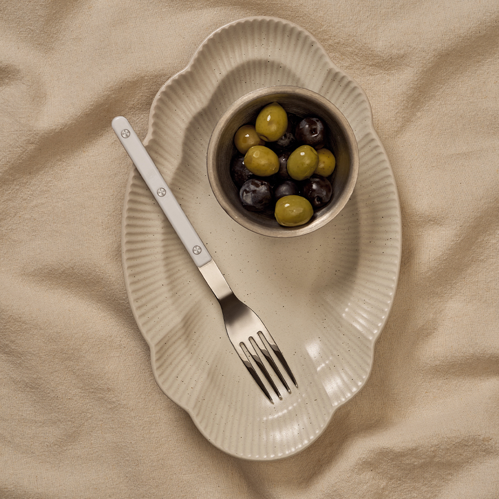 바겐슈타이거 스텐 304 셀레스트 벨루어 커트러리 포크 소프트 화이트(WAGENSTEIGER Stainless Steel 304 Celeste Velour Fork (Soft White)) - 2
