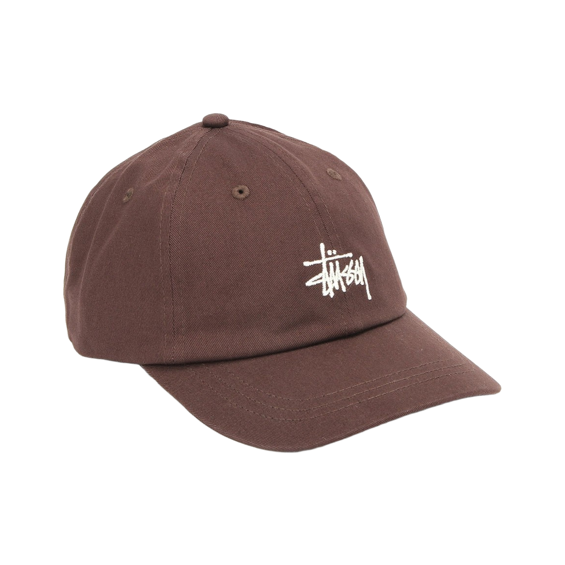 1311070 Stussy Basic Stock Low Pro Cap Chocolate