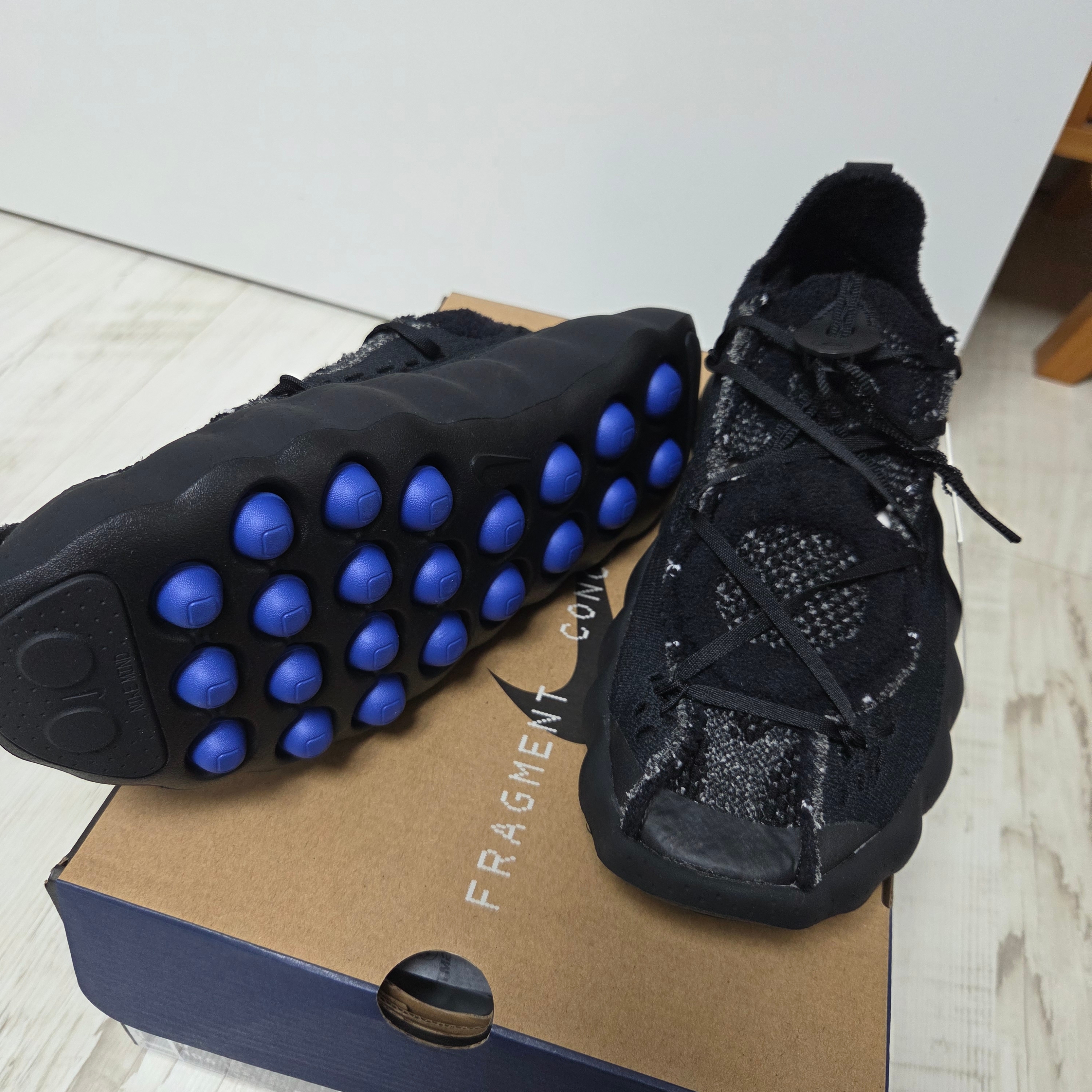 Nike x Fragment Mind 002 Black 착용 스타일 - 3