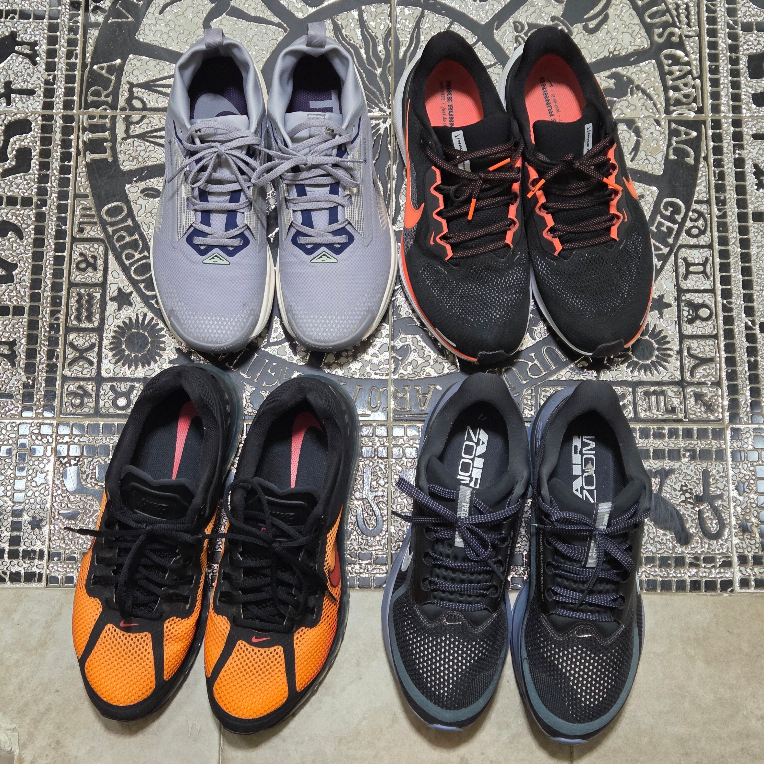 Nike Air Max 2013 Bright Ceramic, Nike Pegasus Premium Anthracite Ashen Slate 착용 스타일
