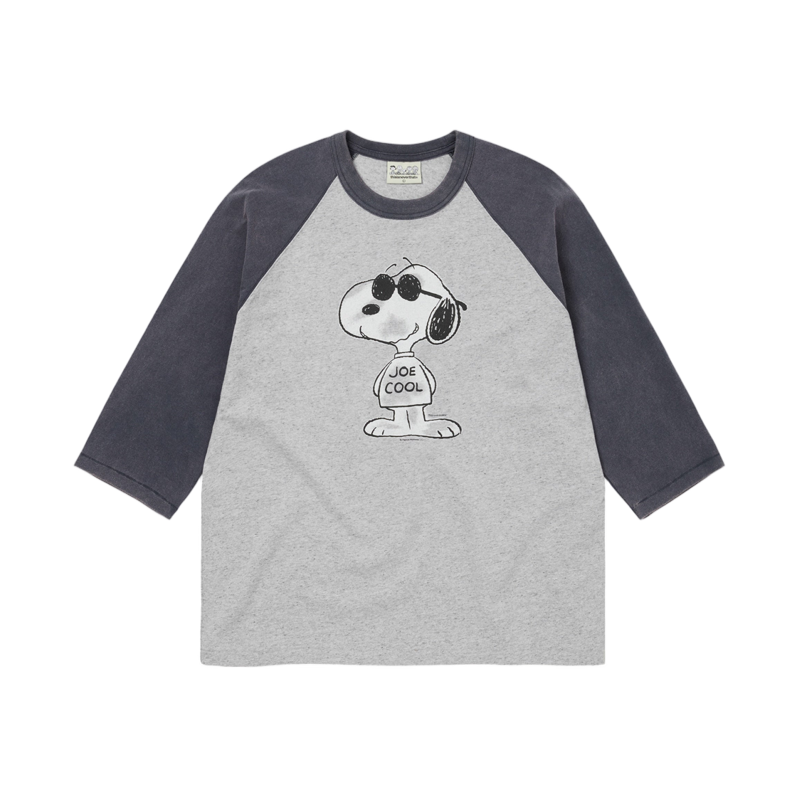 디스이즈네버댓 x 피너츠 래글런 티셔츠 헤더 그레이(Thisisneverthat x Peanuts Raglan T-Shirt Heather Grey) - 1