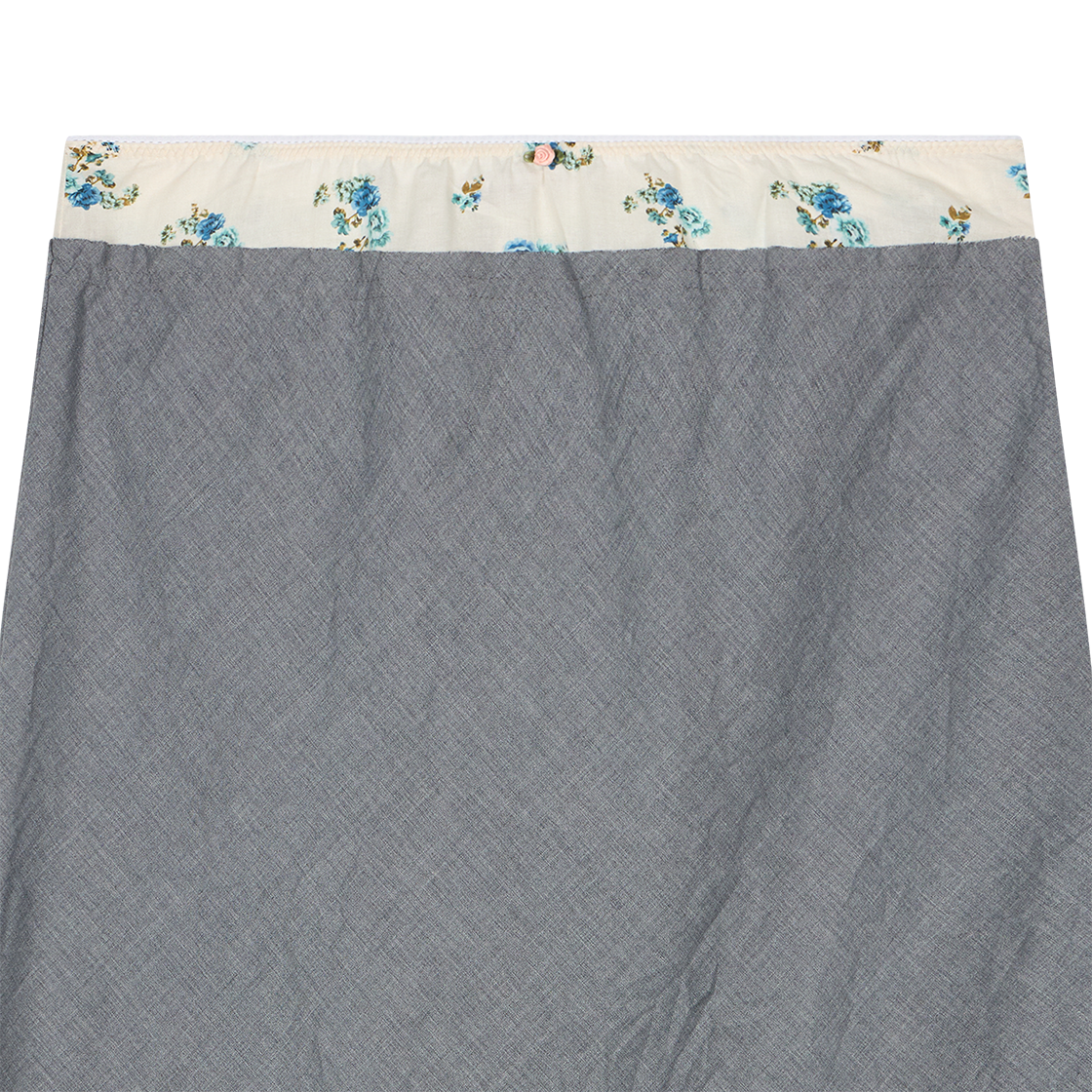 레이브 리뷰 우먼 이네즈 스커트 그레이 오프화이트 플라워 - 26SS(Rave Review Women Inez Skirt Grey Off White Flower - 26SS) - 3