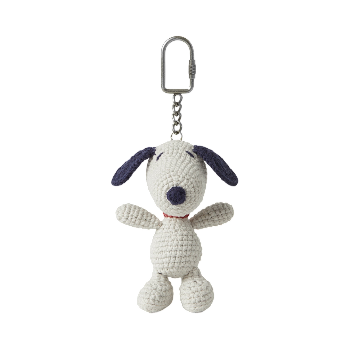 디스이즈네버댓 x 피너츠 크로쉐 플러시 키체인 베이지(Thisisneverthat x Peanuts Crochet Plush Keychain Beige) - 2