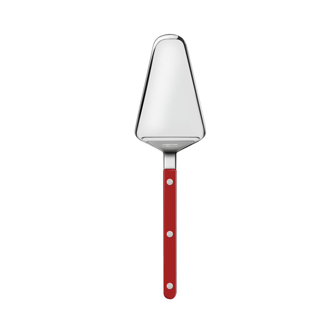 GUUDWA0697 WAGENSTEIGER Stainless Steel 304 Celeste Trinity Triangle Spatula (Brick Red)
