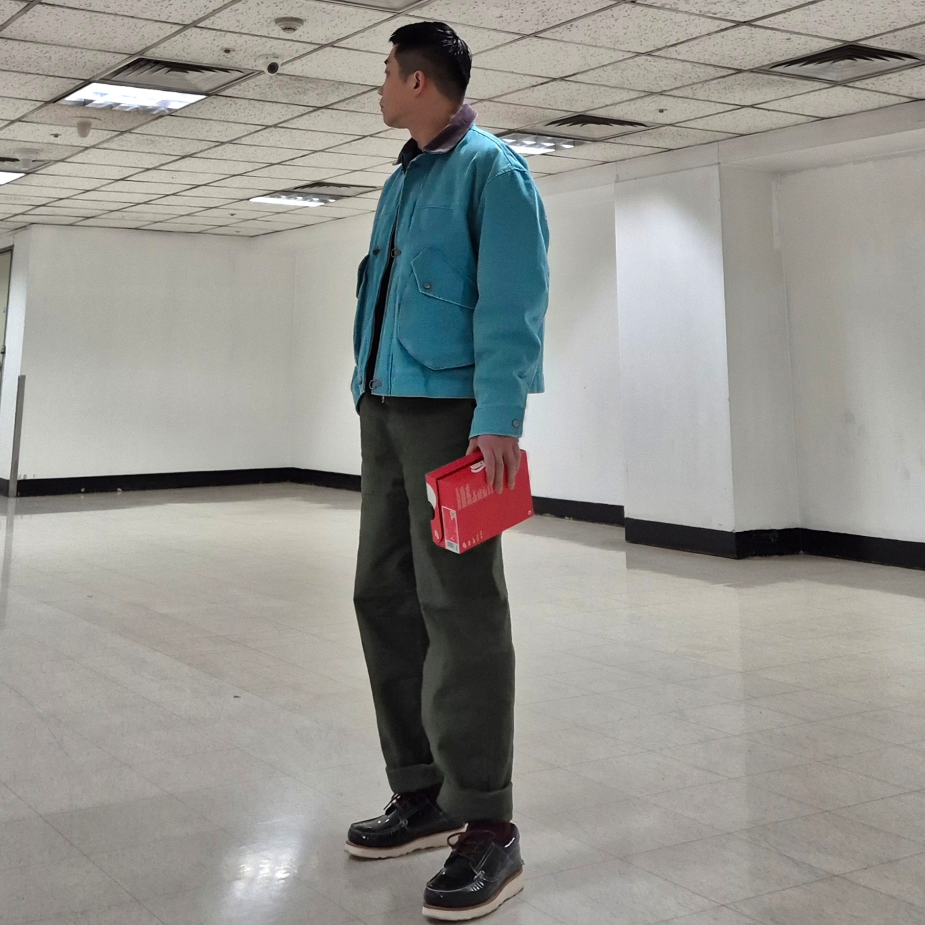 KASINA x Timberland 3 Eye Wedge Vibram Dark Green 착용 스타일 - 4