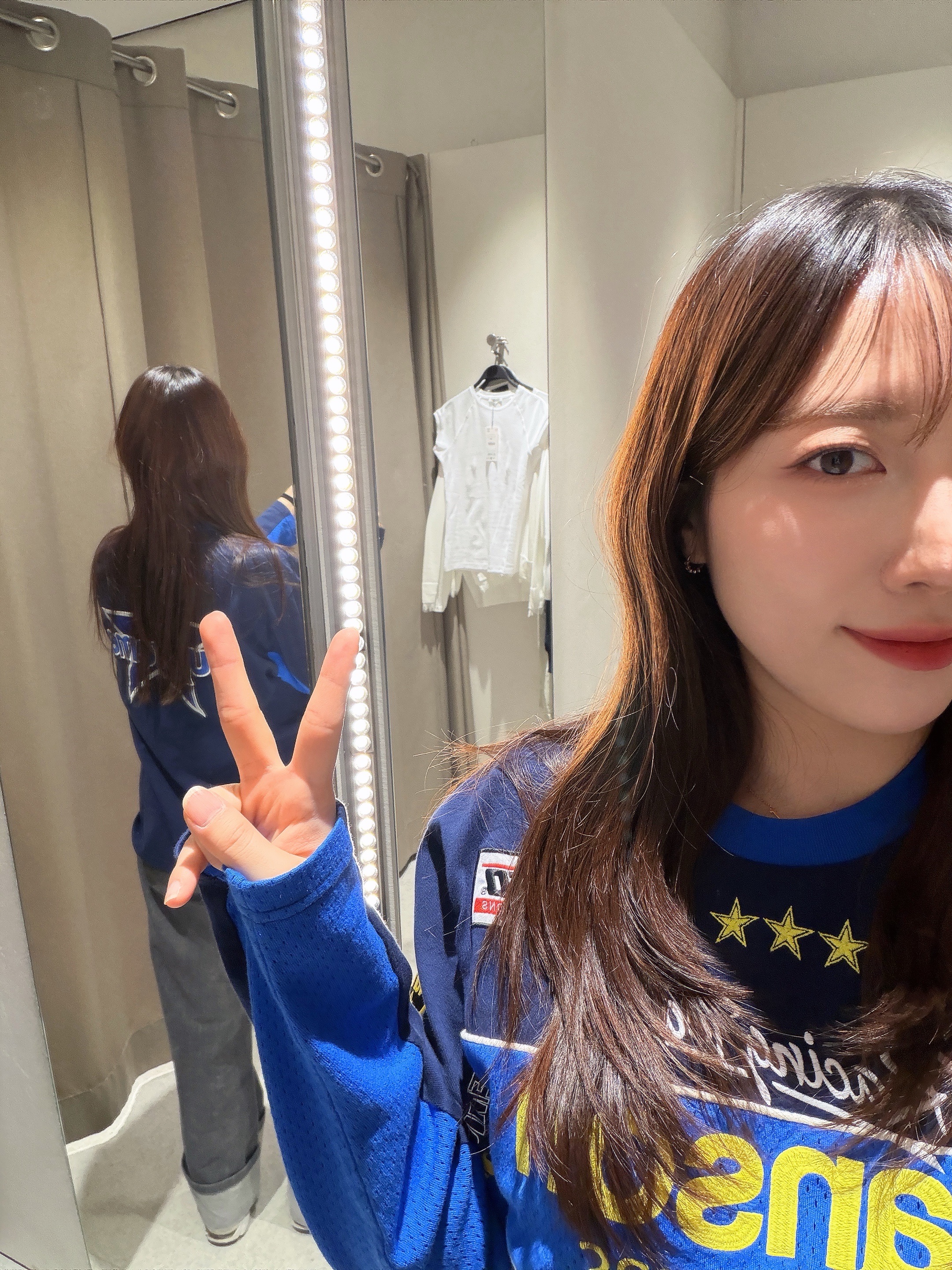 Supreme x Vanson Leathers L/S Top Navy - 26SS, Supreme S Logo Zip Up Hooded Sweatshirt Navy - 24FW 착용 스타일 - 3