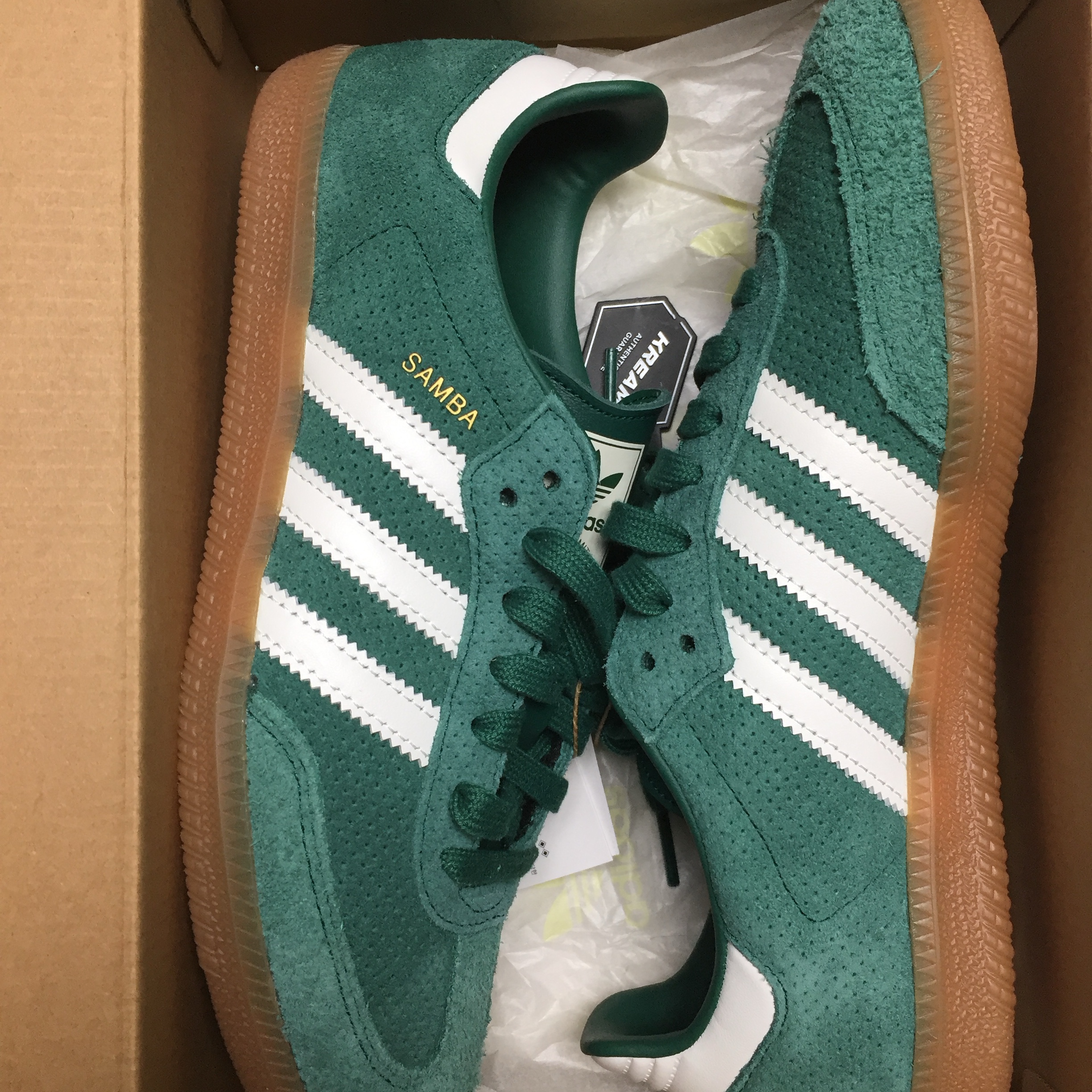 Adidas Samba OG Collegiate Green 착용 스타일 - 1