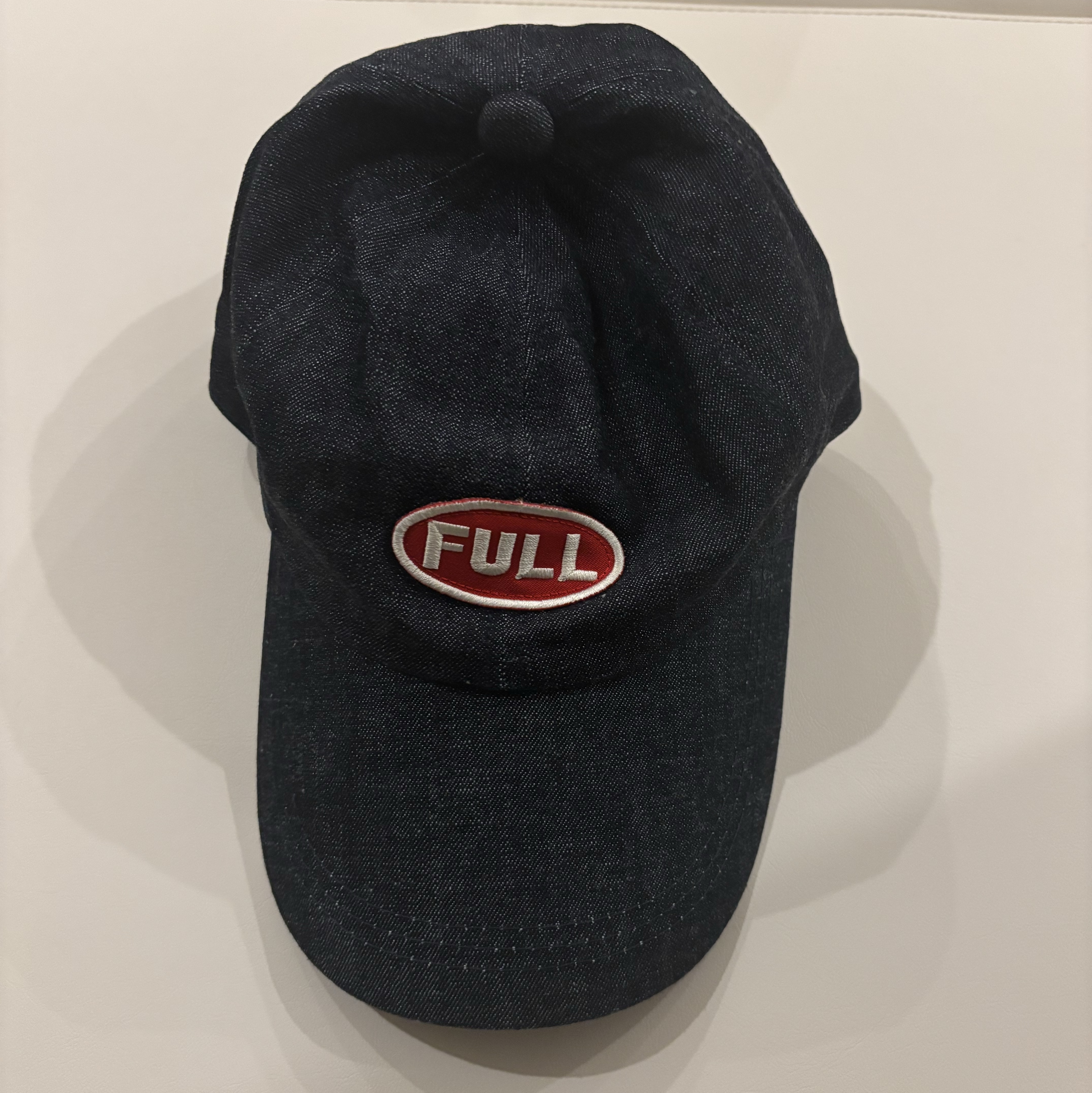 Fullcount Full Emblem Denim Baseball Cap Indigo Blue 착용 스타일