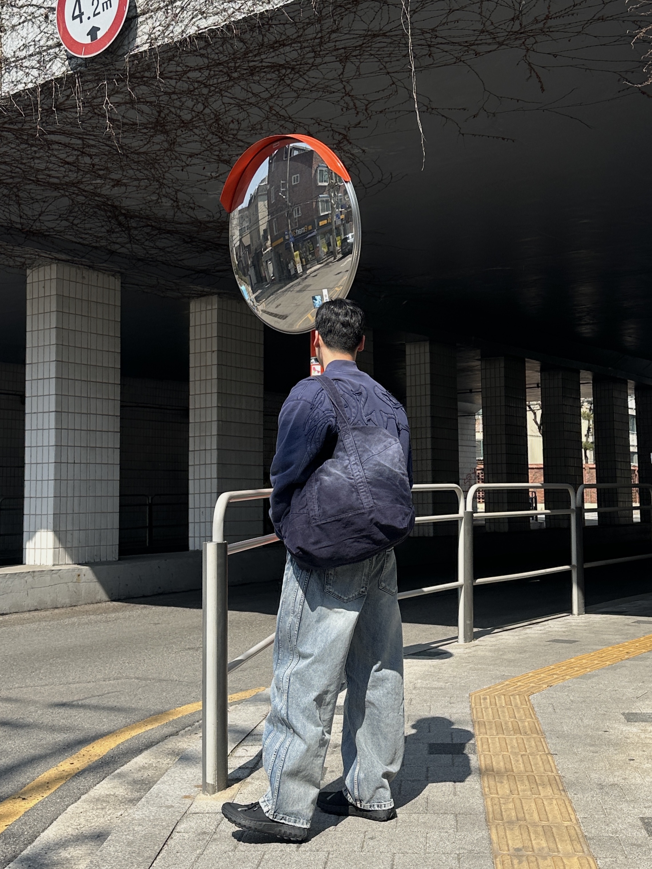 Norda 001/A Stealth Black, Palace Wing-Man Bomber Navy - 25FW 착용 스타일 - 2