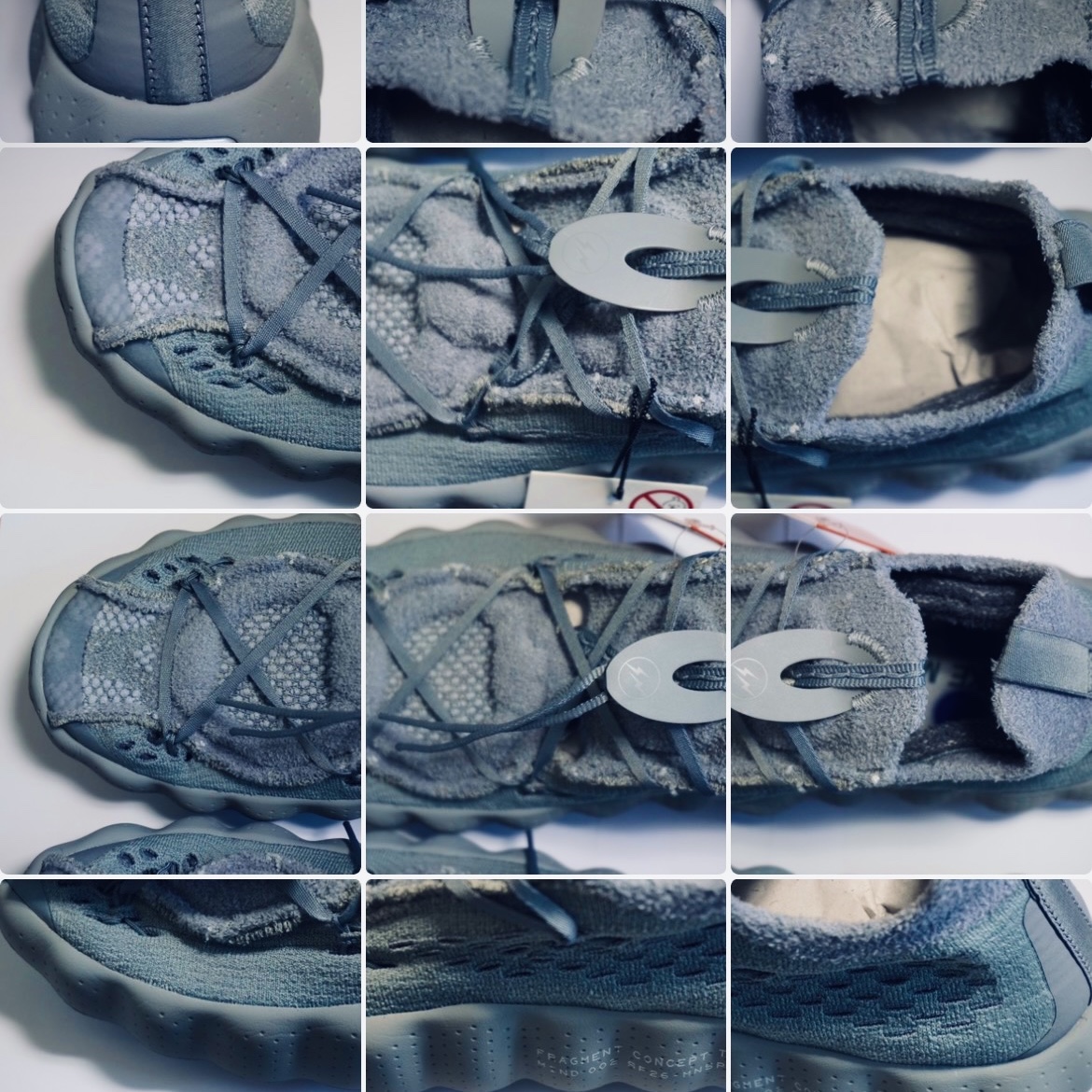 Nike x Fragment Mind 002 Particle Grey, Nike x Fragment Mind 002 Black 착용 스타일 - 1
