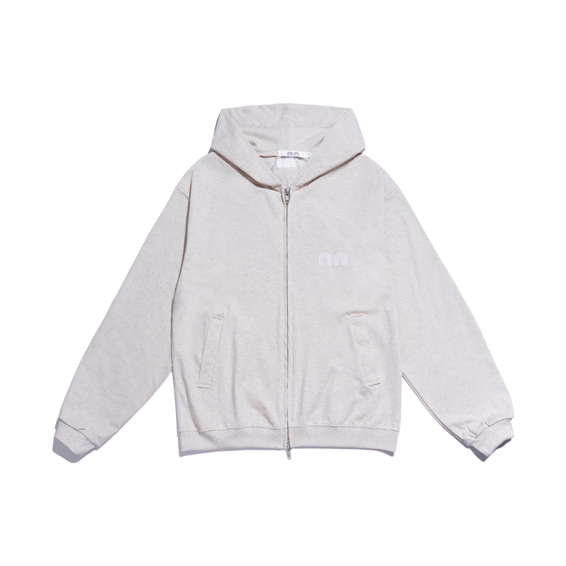낫뉴 소로나® nn 후드 집업 라이트 그레이(Not New Sorona® Nn Hood Zip-Up Light Grey)