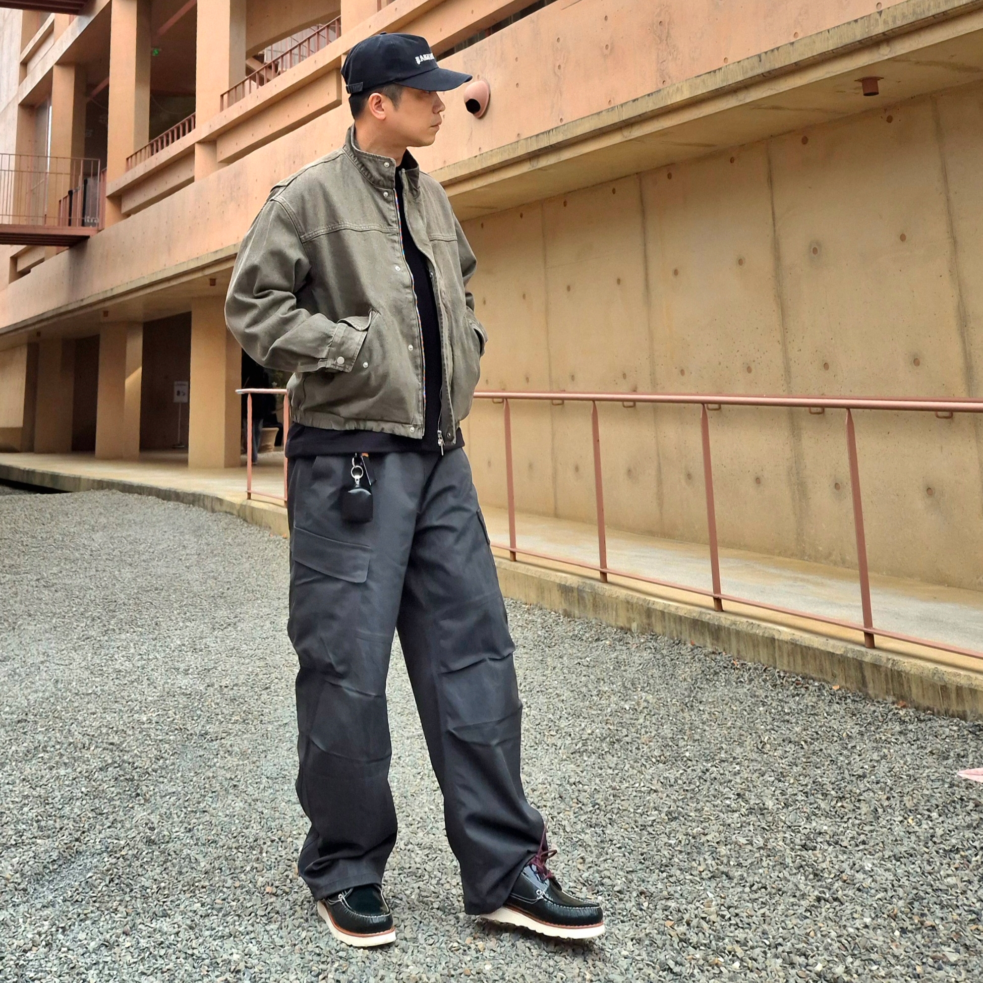 KASINA x Timberland 3 Eye Wedge Vibram Dark Green 착용 스타일 - 1