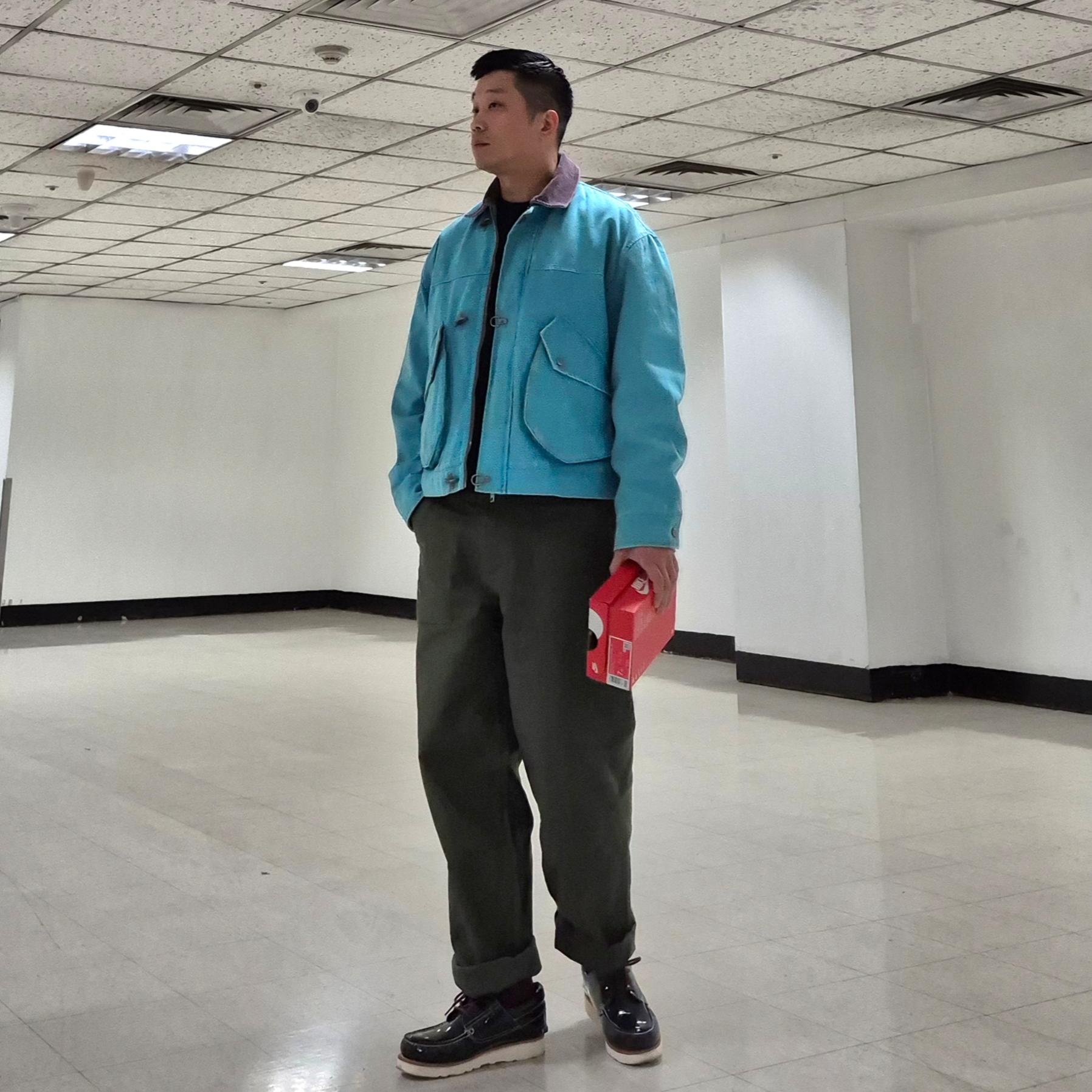 KASINA x Timberland 3 Eye Wedge Vibram Dark Green 착용 스타일 - 1