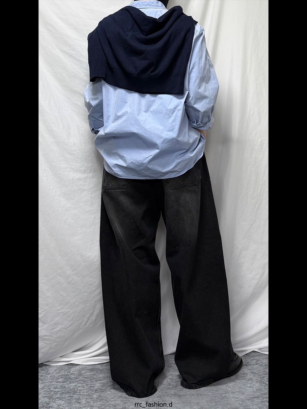 LOSTGARDEN UNIFORM Wide Loafer Vintage Brown 착용 스타일 - 2