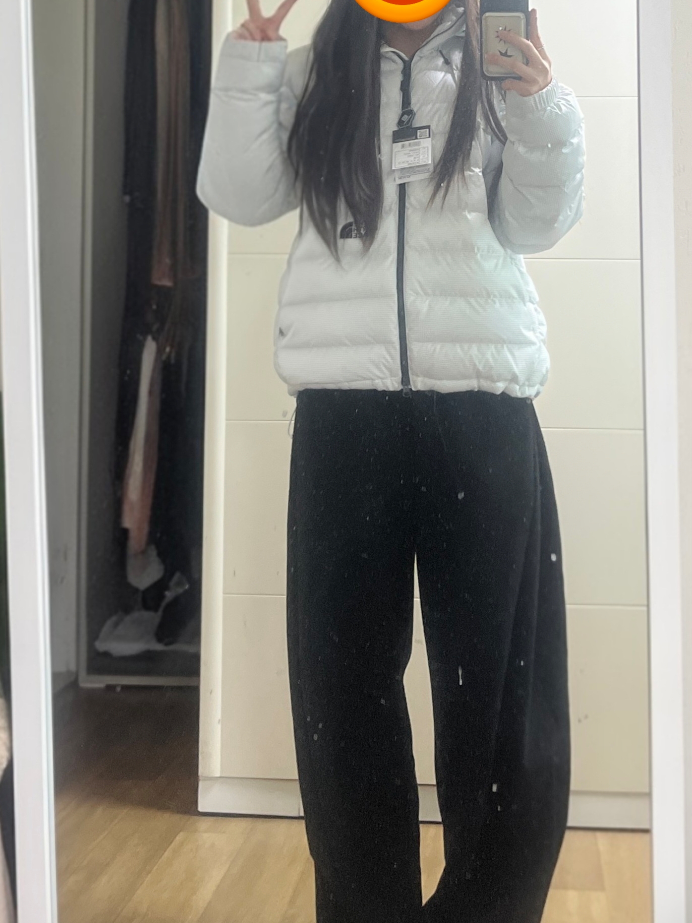 The North Face White Label Kalix T Jacket White - 26SS 착용 스타일