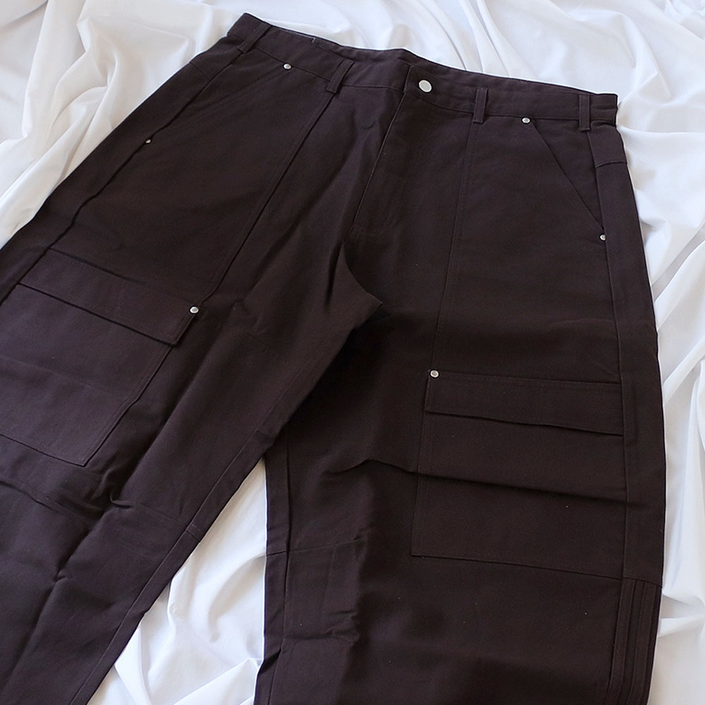 Adidas Originals Canvas Cargo Work Pants Aurora Coffee - KR Sizing, Adidas Originals Canvas Cargo Work Pants Aurora Coffee - US Sizing 착용 스타일 - 1