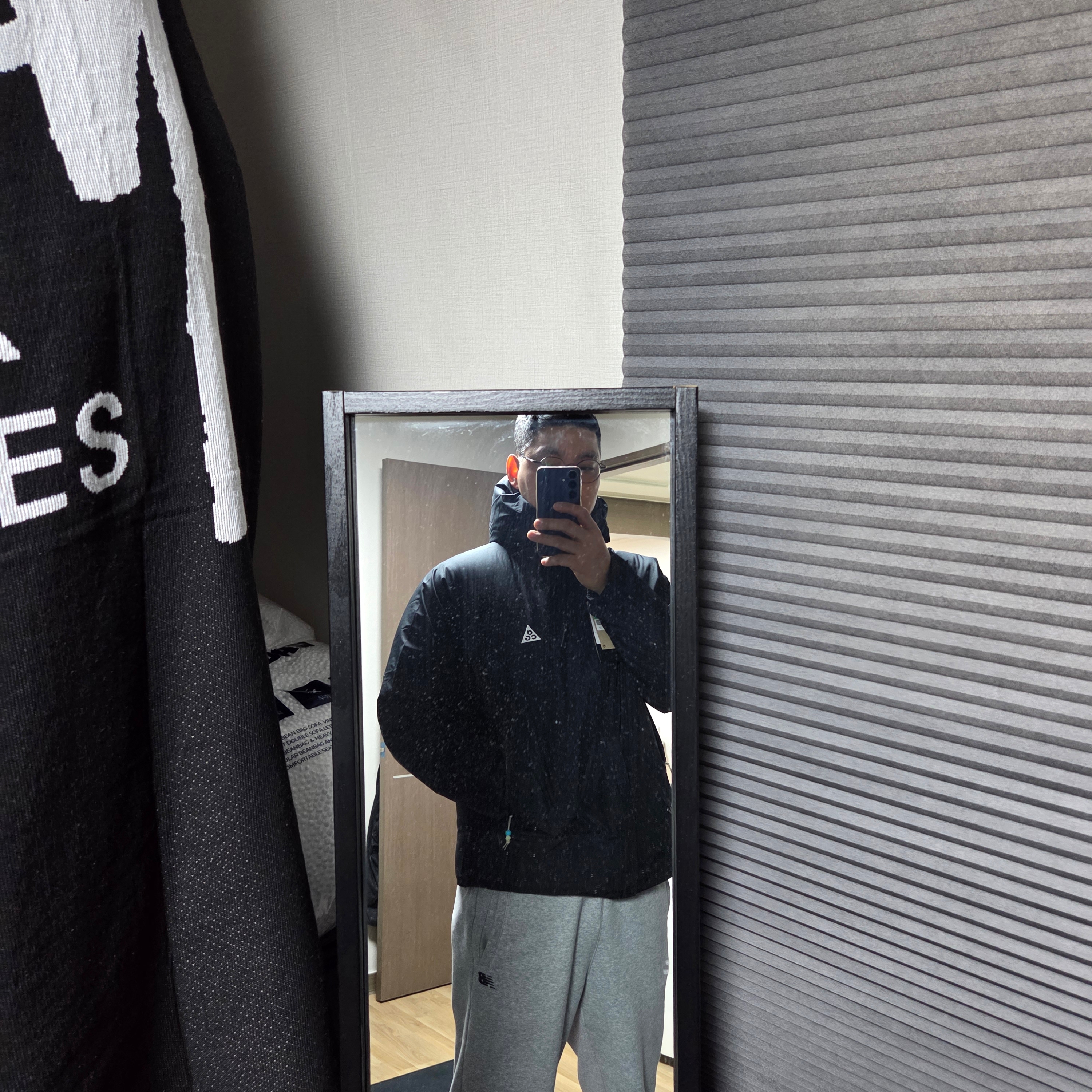 Nike ACG Storm-Fit ADV Cascade Rains Full Zip Jacket Black - Asia 착용 스타일