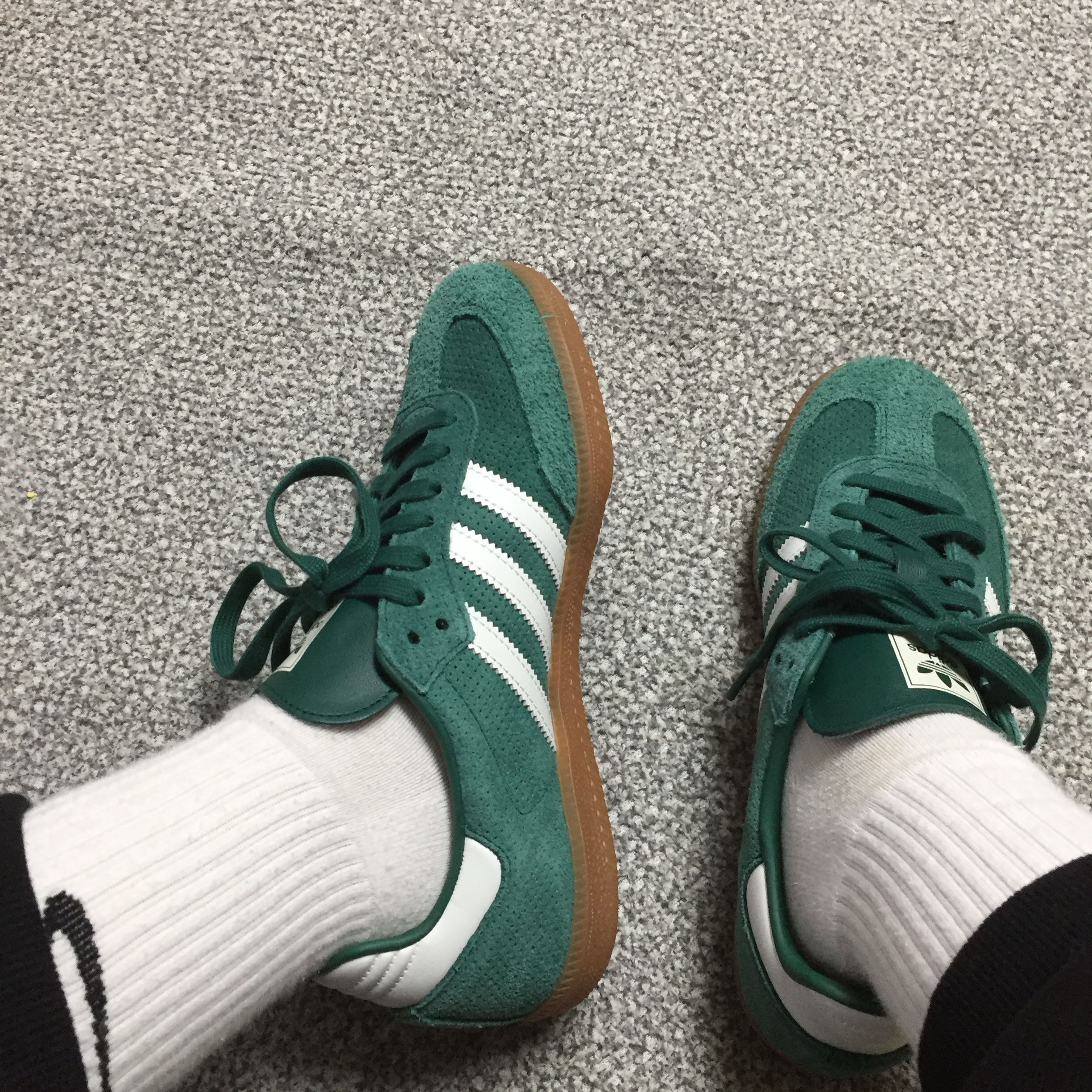 Adidas Samba OG Collegiate Green 착용 스타일 - 2