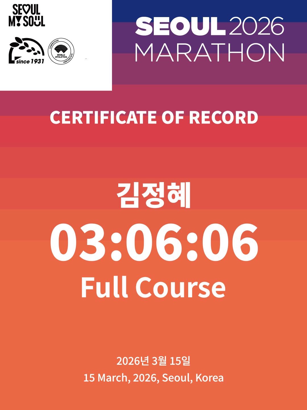 Adidas Seoul Marathon Adizero Adios Pro 4 Cloud White Lucid Red 착용 스타일 - 4