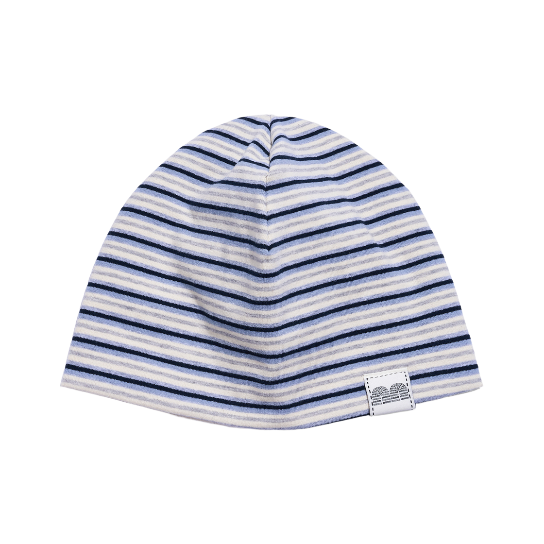 낫뉴 nn 라벨 스트라이프 비니 네이비(Not New Nn Label Stripe Beanie Navy)