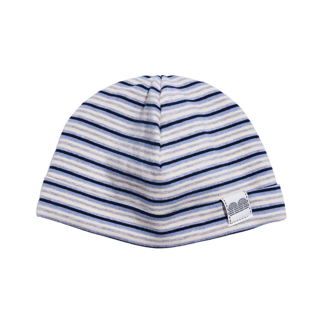 낫뉴 nn 라벨 스트라이프 비니 네이비(Not New Nn Label Stripe Beanie Navy) - 2