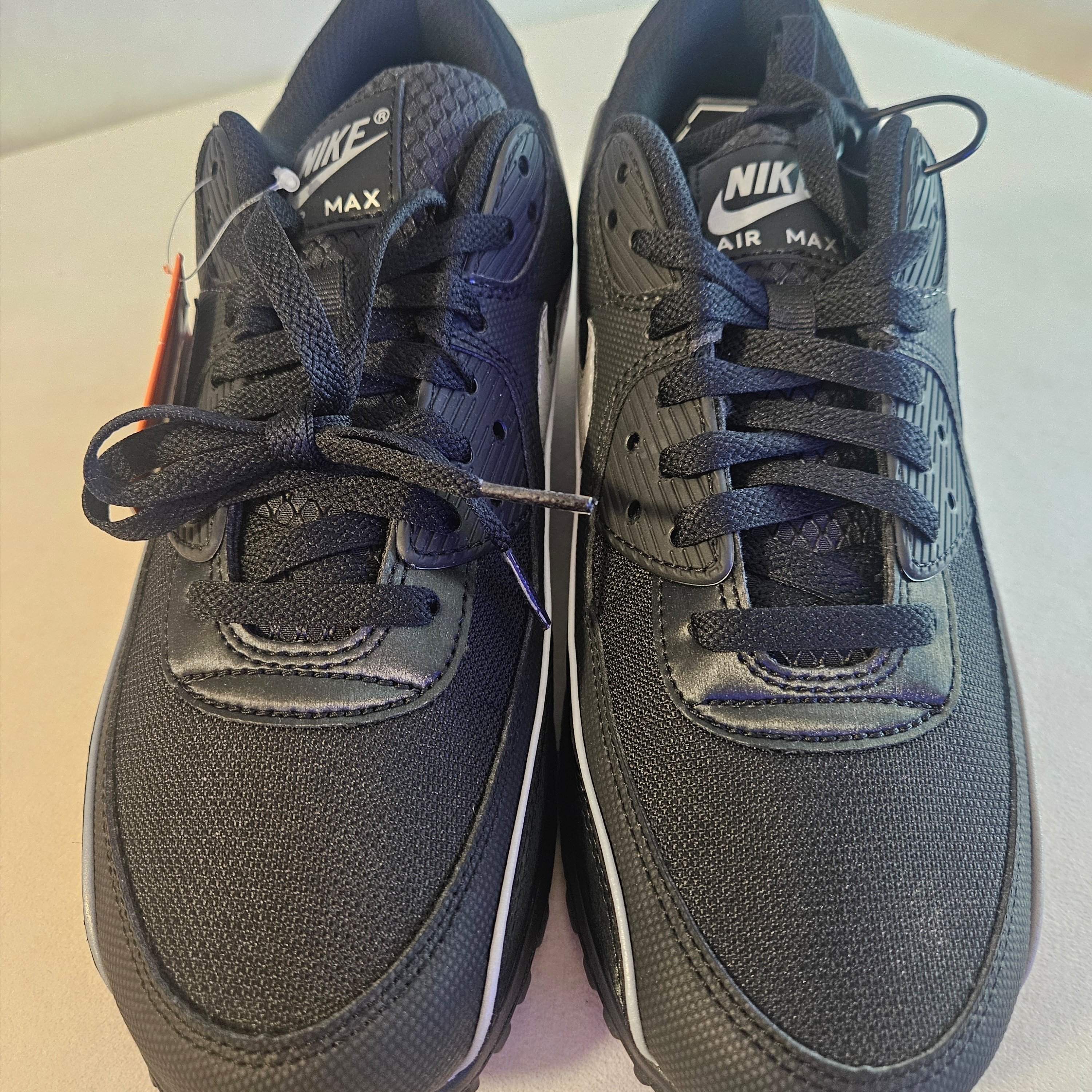 Nike Air Max 90 Premium Reflective Black Anthracite 착용 스타일 - 4