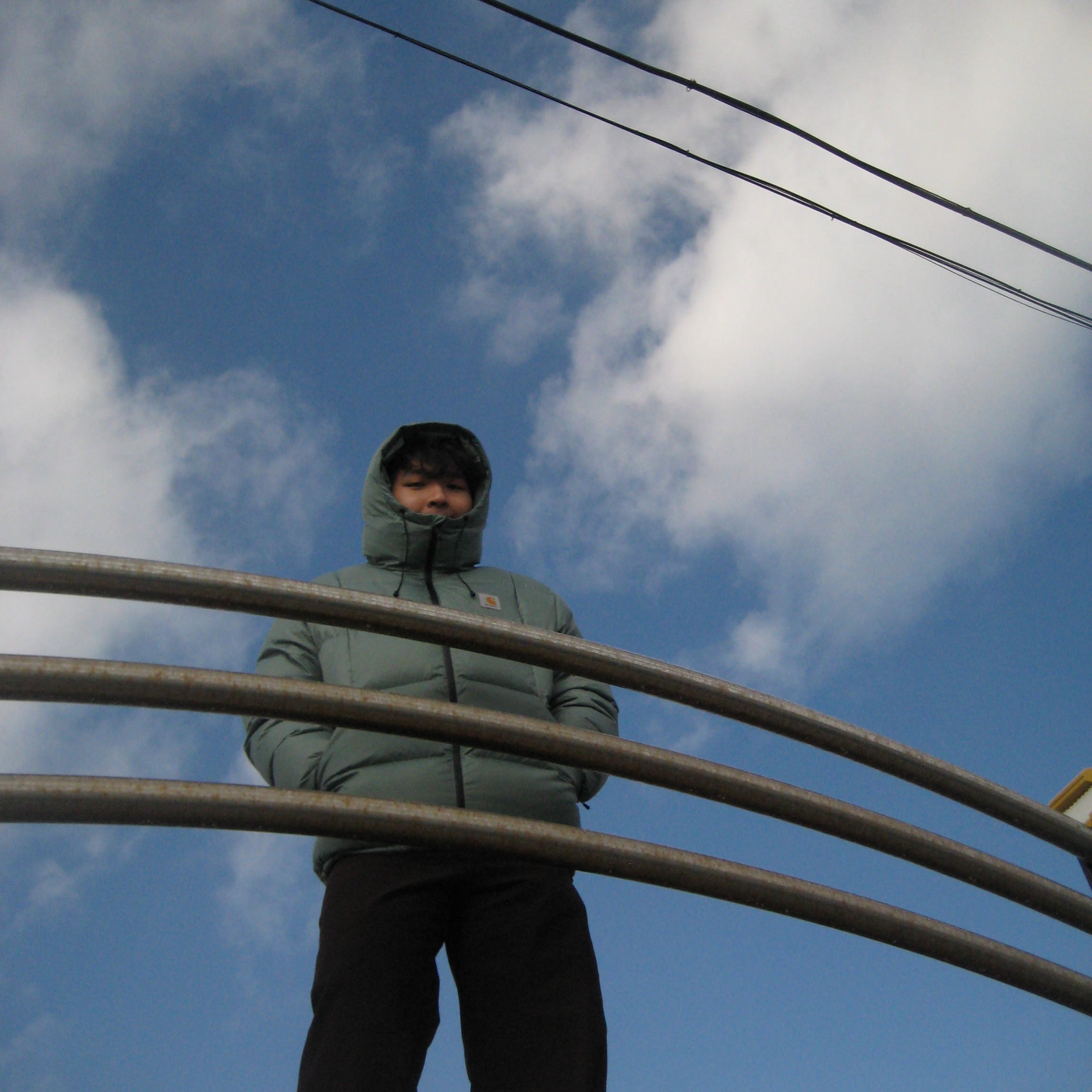 Carhartt WIP Aspen Jacket Alpha Green 착용 스타일 - 1