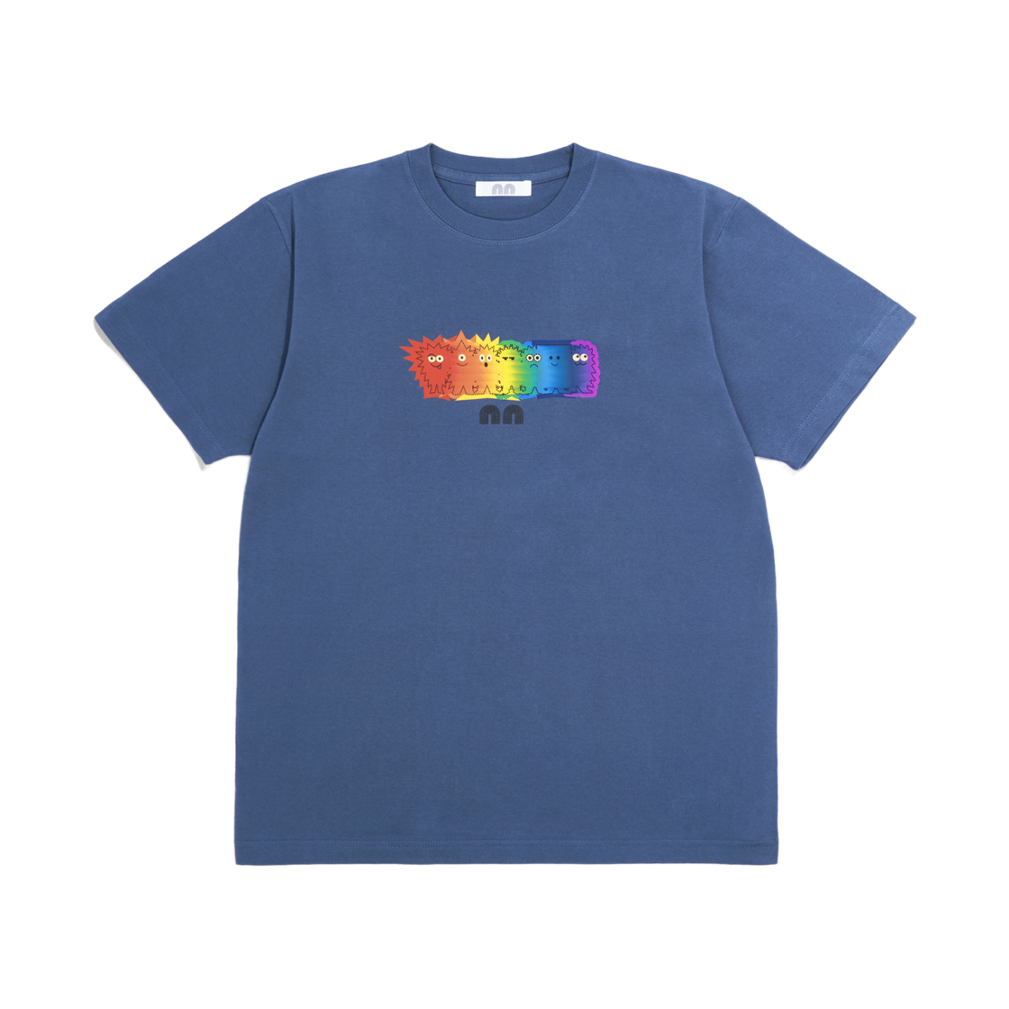 낫뉴 블렌드 프렌즈 티셔츠 블루(Not New Blend Friends T-Shirt Blue)