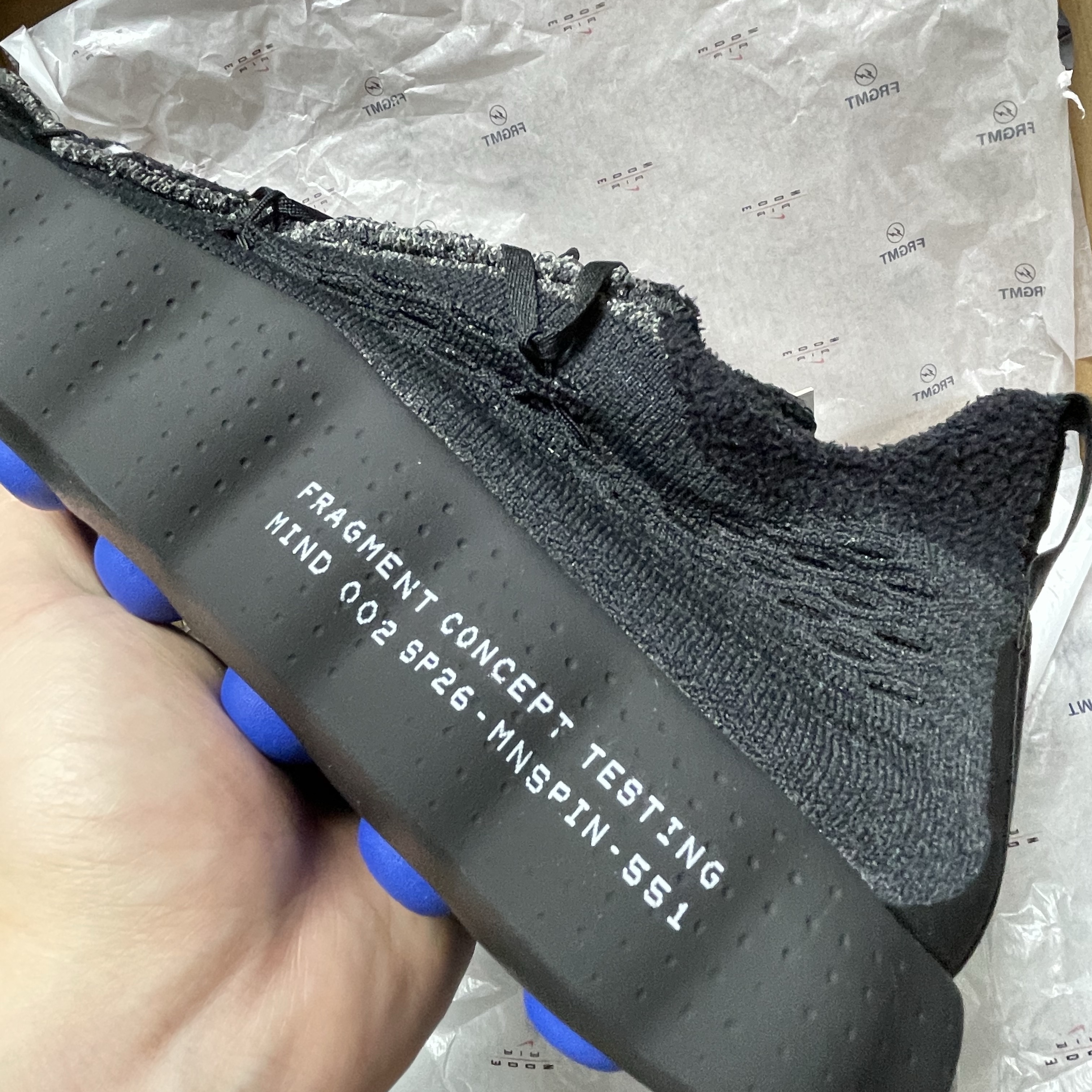 Nike x Fragment Mind 002 Black 착용 스타일 - 4
