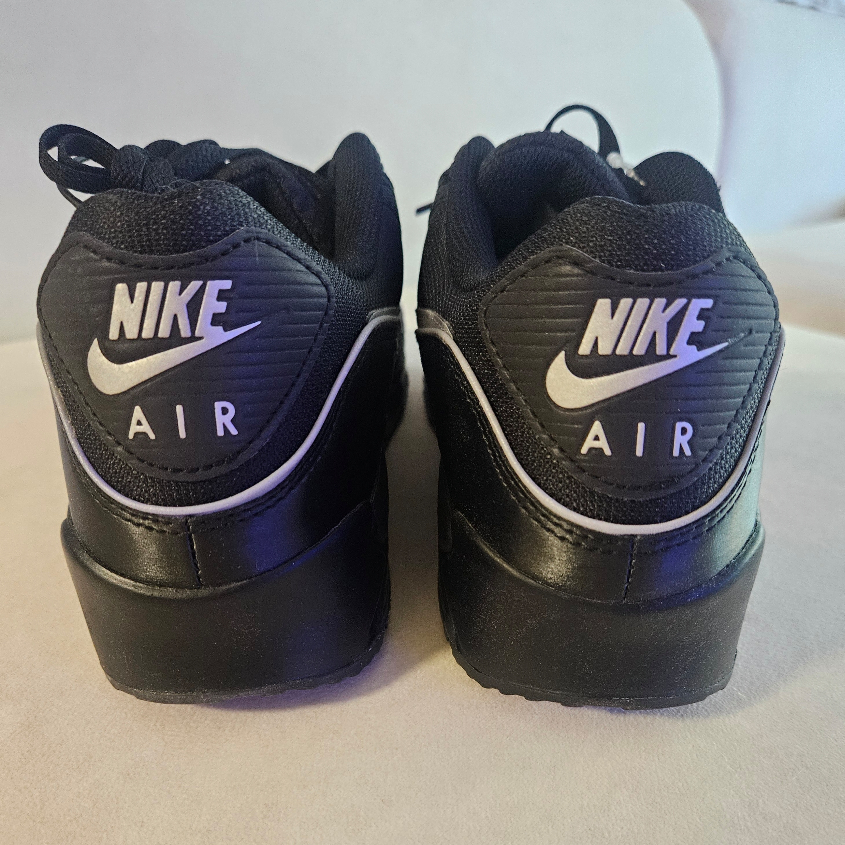 Nike Air Max 90 Premium Reflective Black Anthracite 착용 스타일 - 3