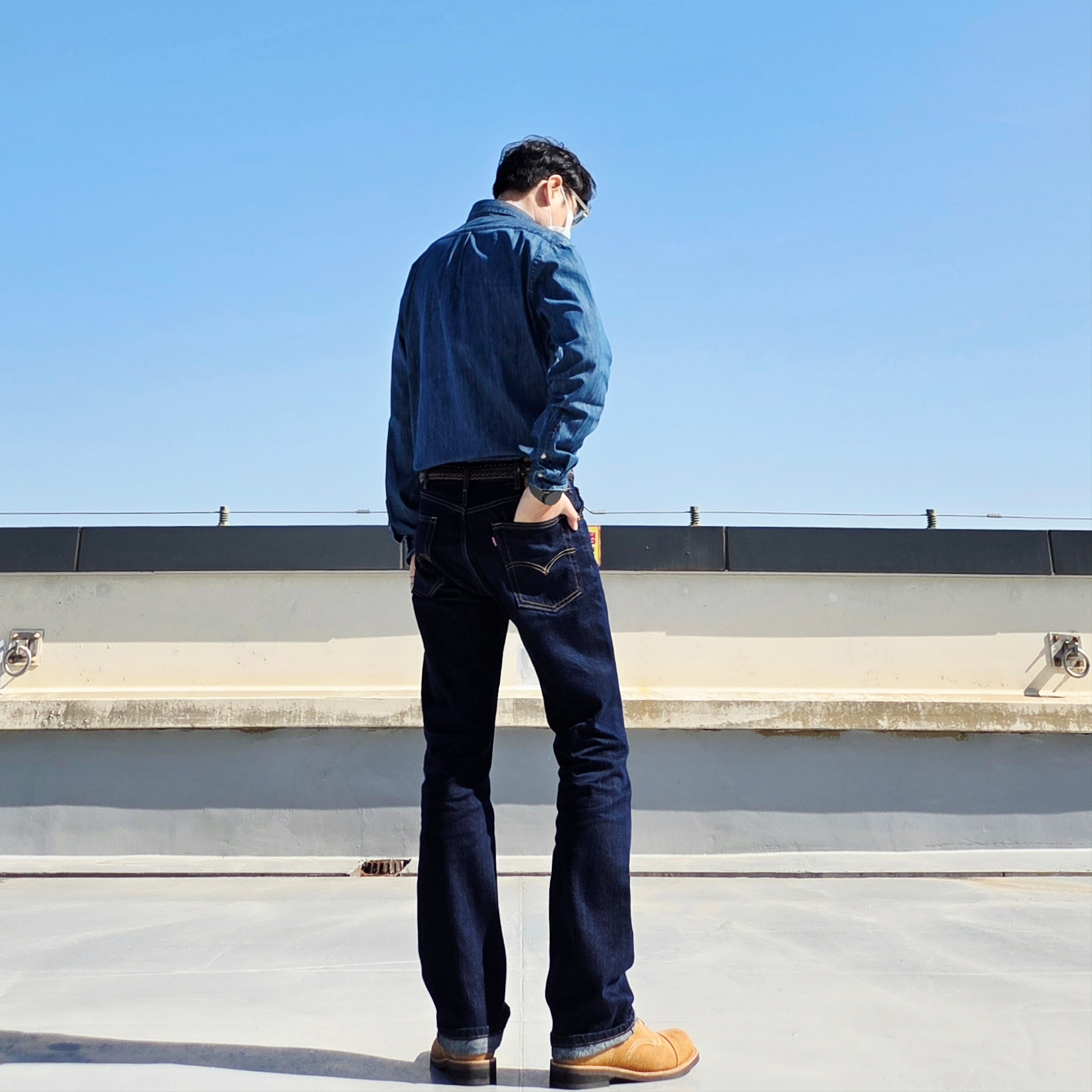 JOSEPHT WorkBoots Beige, Ogarp Metal Keyring Silver ์ฐฉ์ฉ ์คํ์ผ - 3