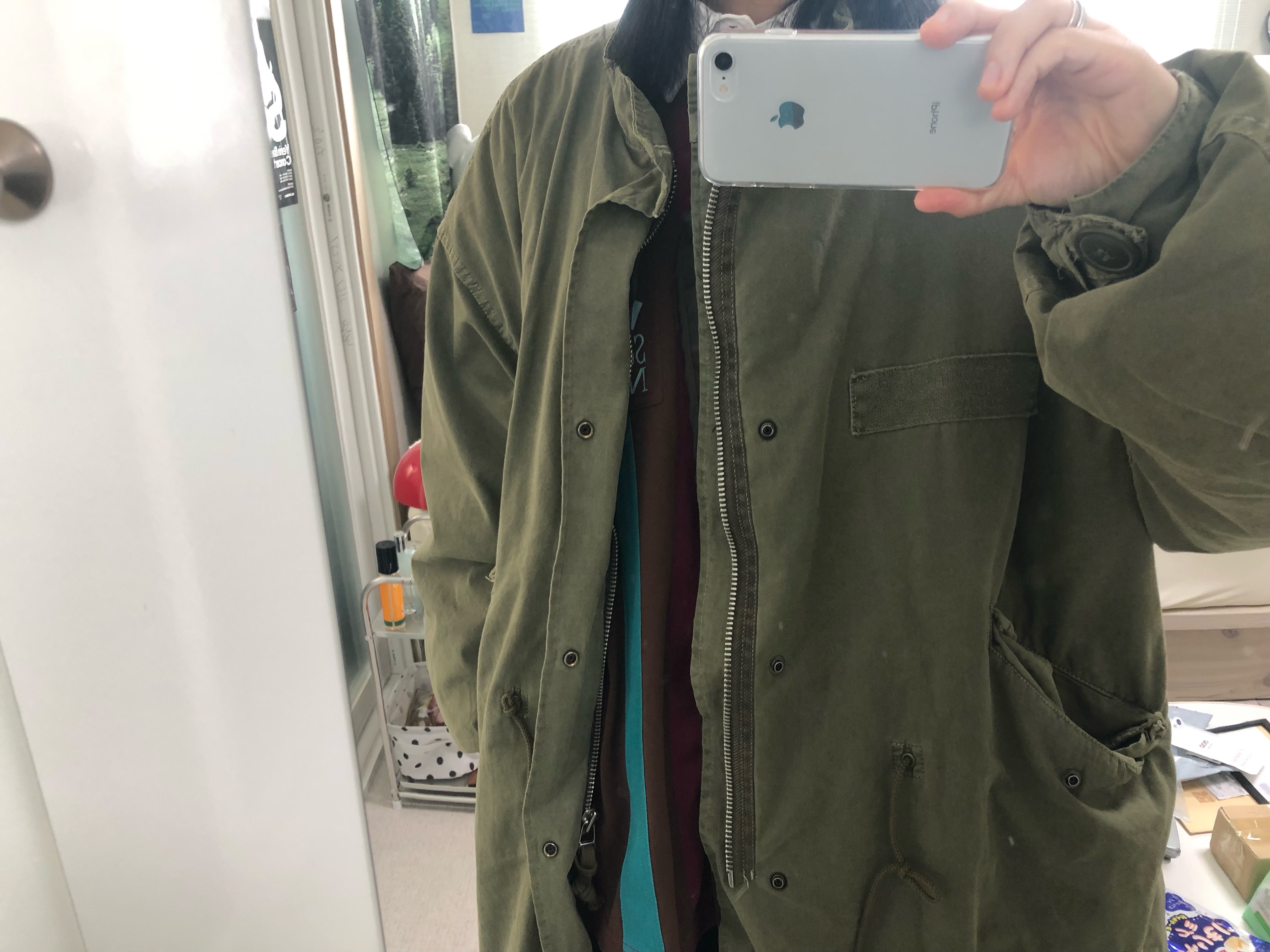 Freak's Store M-65 Liner Set Faded Olive 착용 스타일