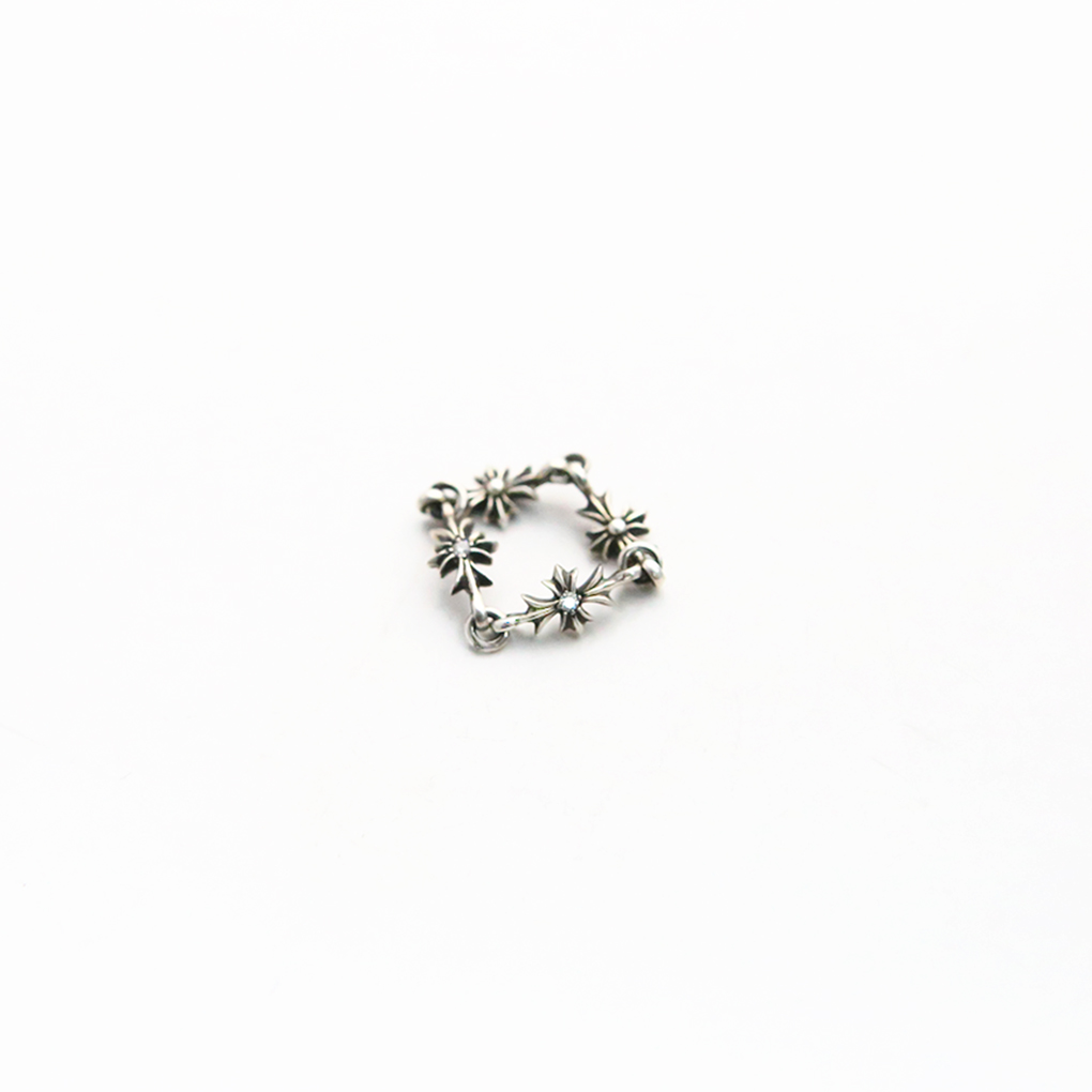 한스룸 크롬하츠 타이니 E Ch Pls 링 다이아 4링크(Hansroom Chrome Hearts TIny E Ch Pls Ring Diamond 4 Link) - 2