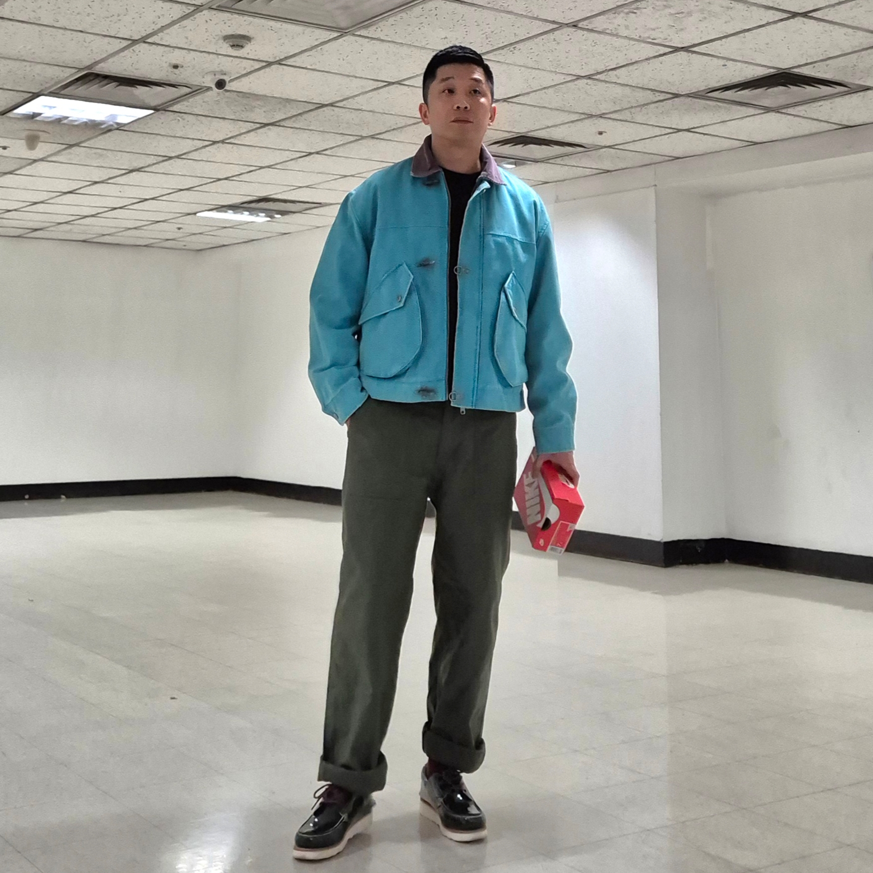 KASINA x Timberland 3 Eye Wedge Vibram Dark Green 착용 스타일 - 2