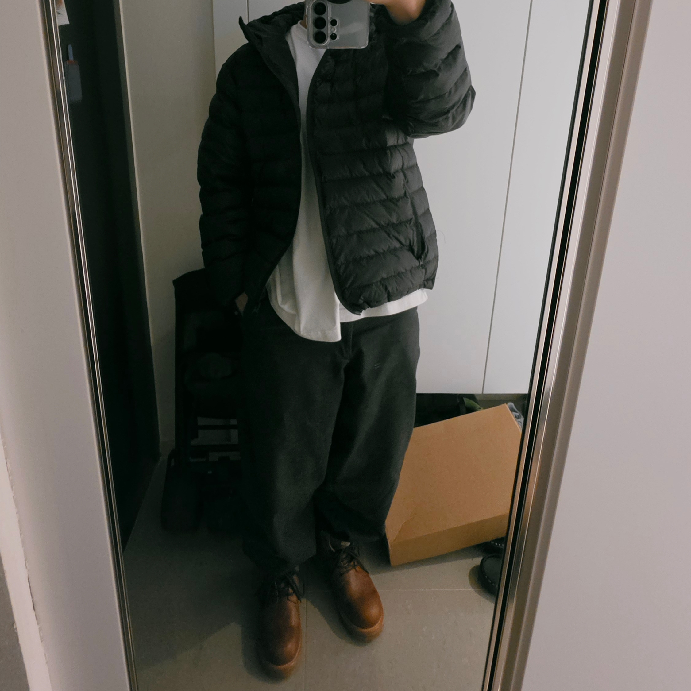 Stussy x Our Legacy Work Boot Brown 착용 스타일